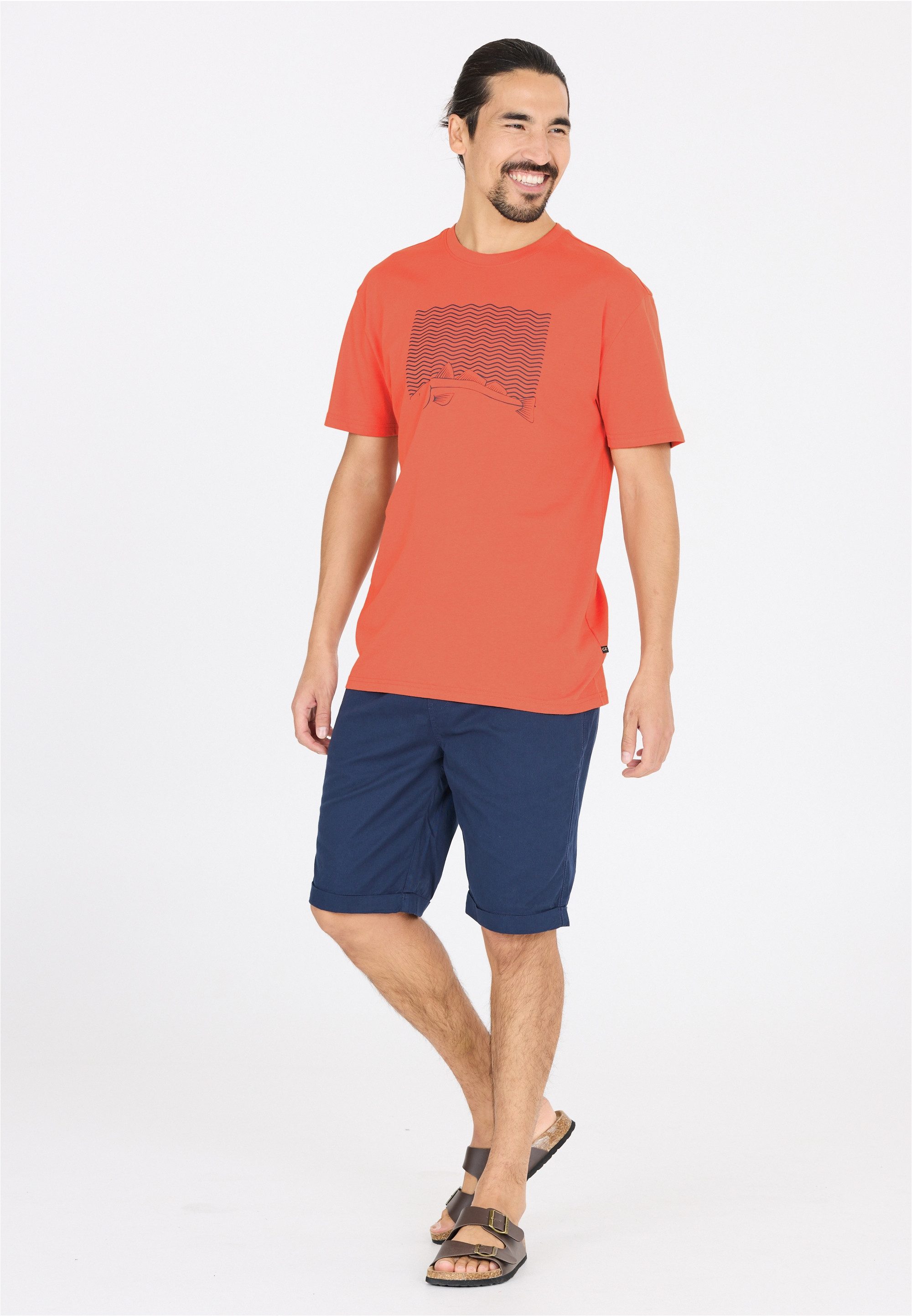 CRUZ T-Shirt Gander aus atmungsaktiver Baumwolle mit modischem Print
