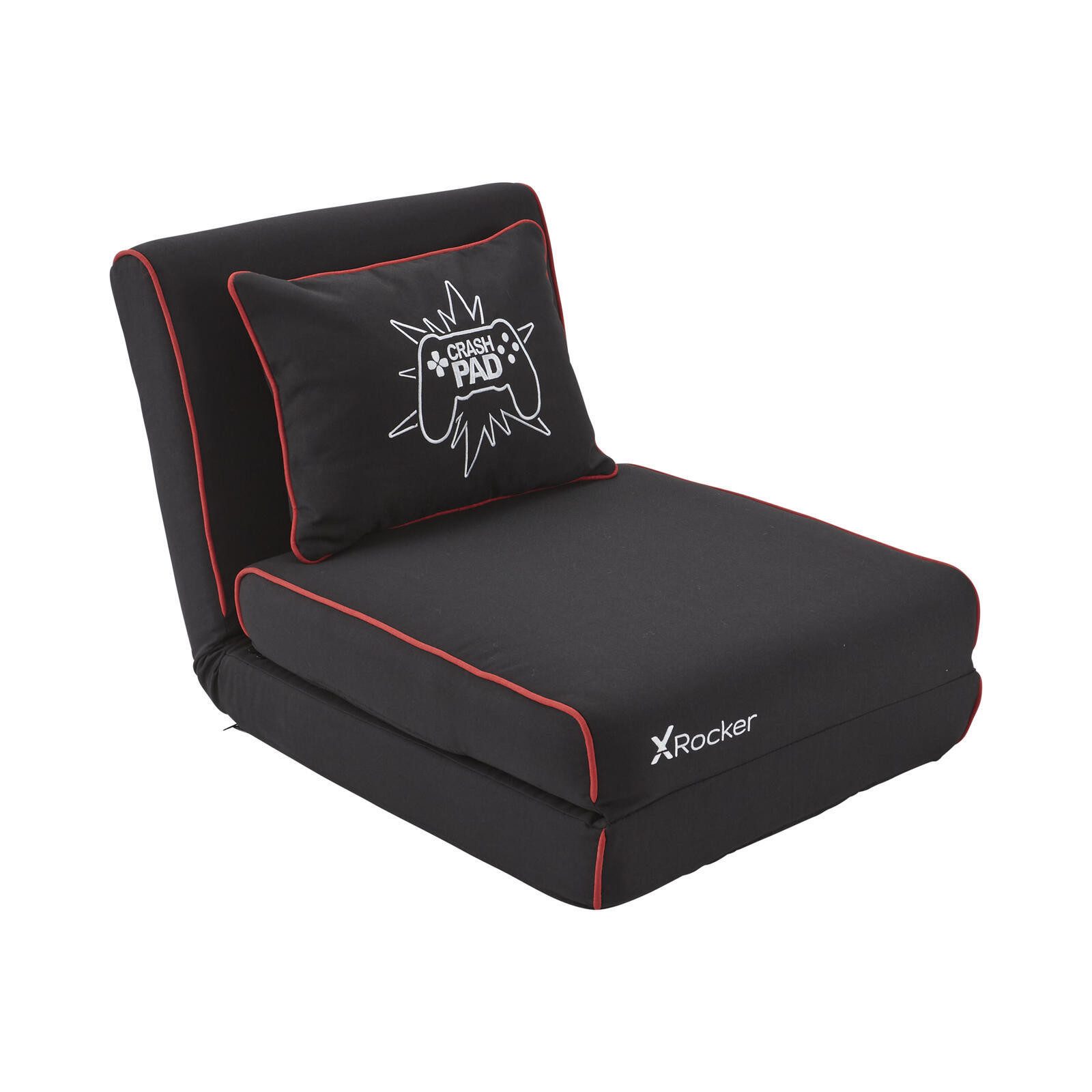 X Rocker Gaming-Stuhl Crash Pad Junior - schwarz/rot