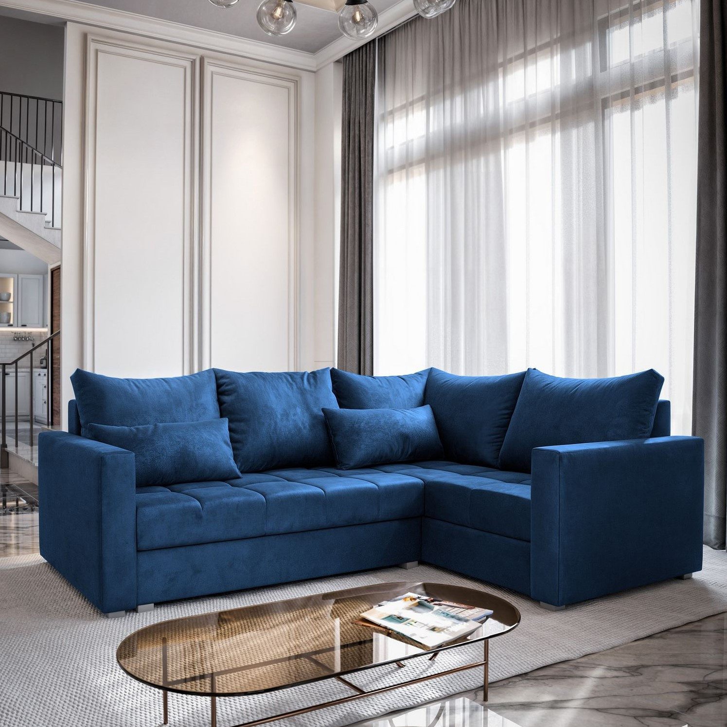 Masseno Ecksofa LIRENO mit Schlaffunktion L-Form, günstig online kaufen