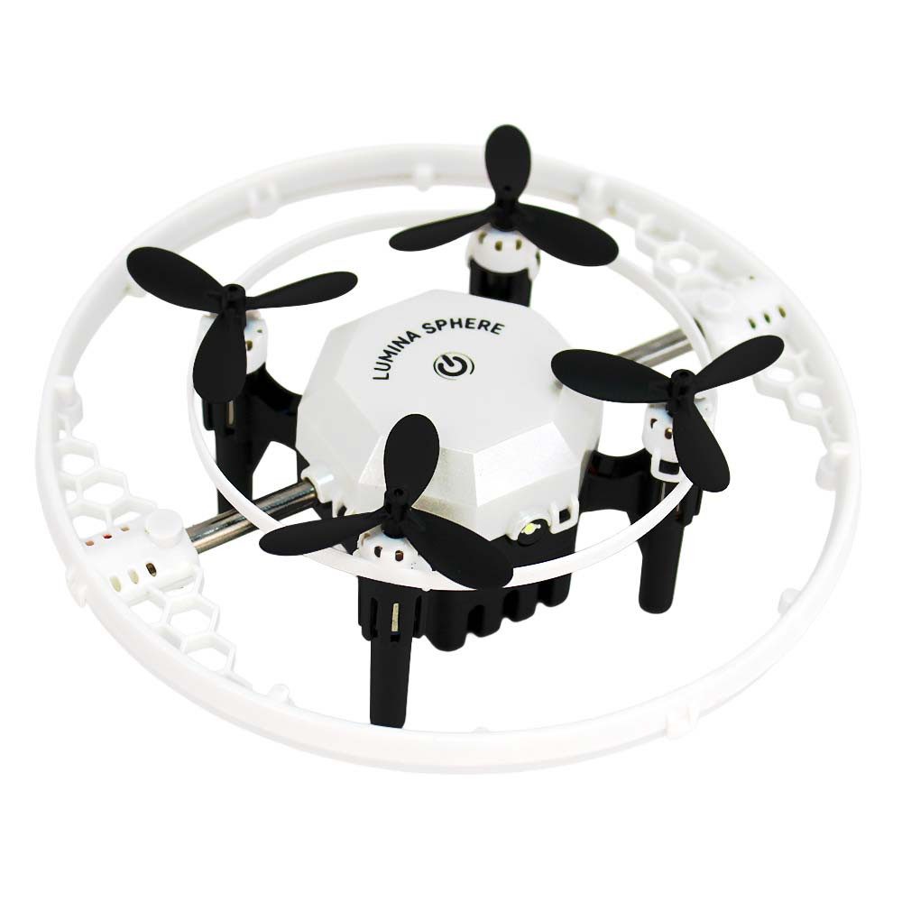 Fun Trading Mini Drohne Lumina Sphere - ca. 11 x 11 cm Spielzeug-Drohne
