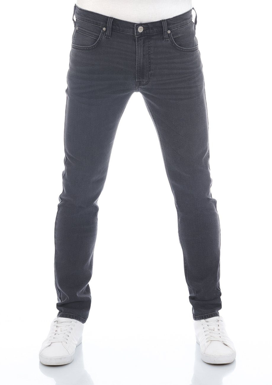 Lee® Tapered-fit-Jeans Herren Jeanshose Luke Slim Fit Tapered Denim Hose mit Stretch Dark Grey (LSS2PCQJ3) | Tapered Jeans