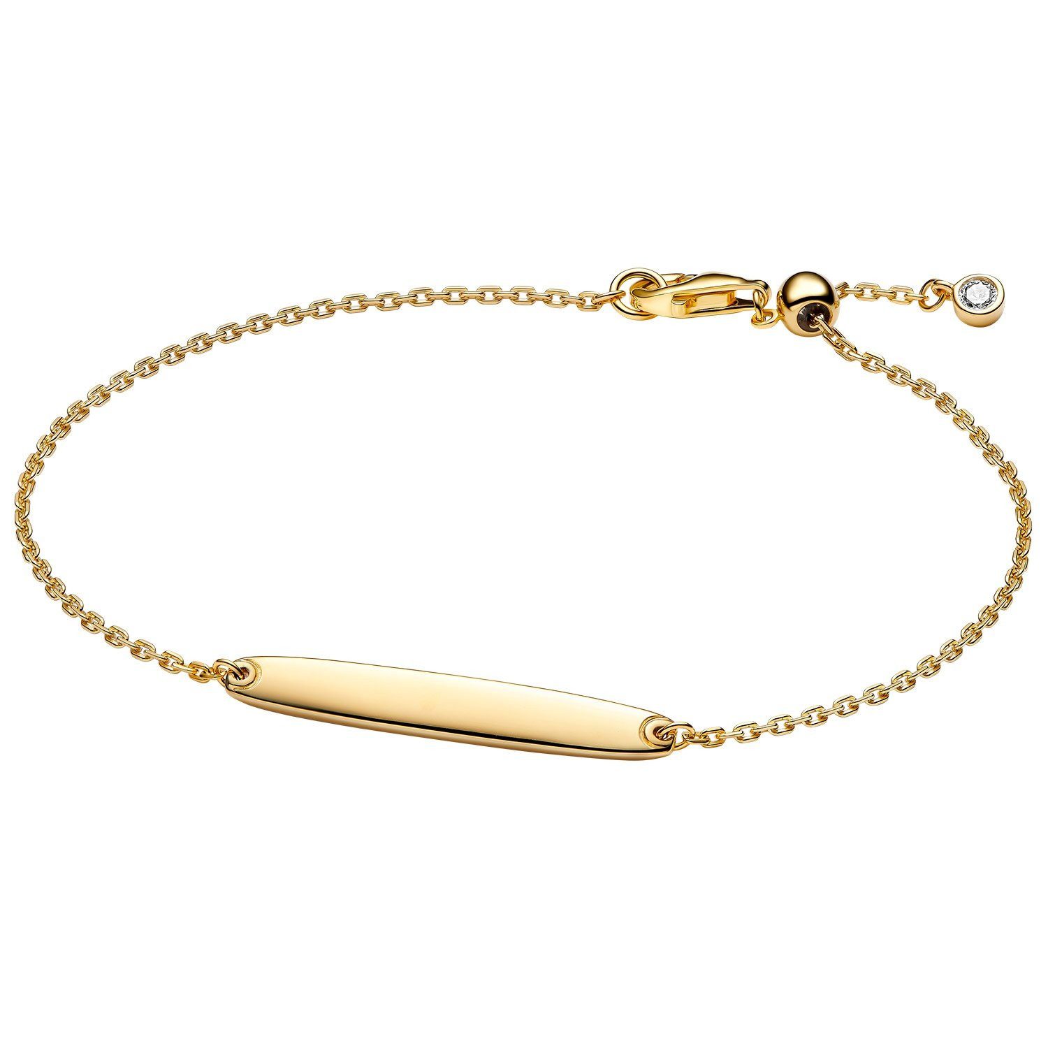Pandora Gliederarmband Gravurfür Goldfarben