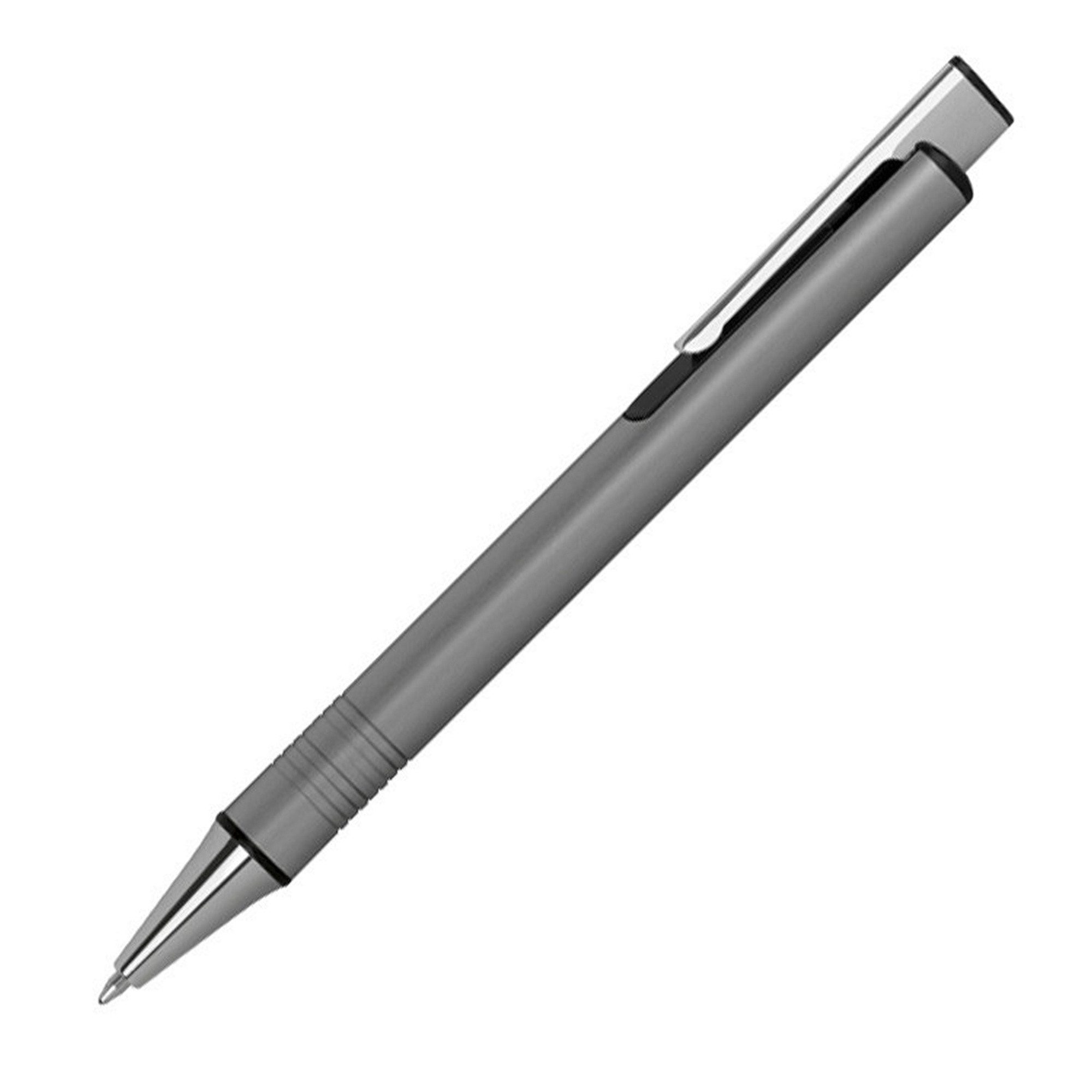Livepac Office Kugelschreiber Kugelschreiber aus Metall / mit extravagantem Clip / Farbe: anthrazit