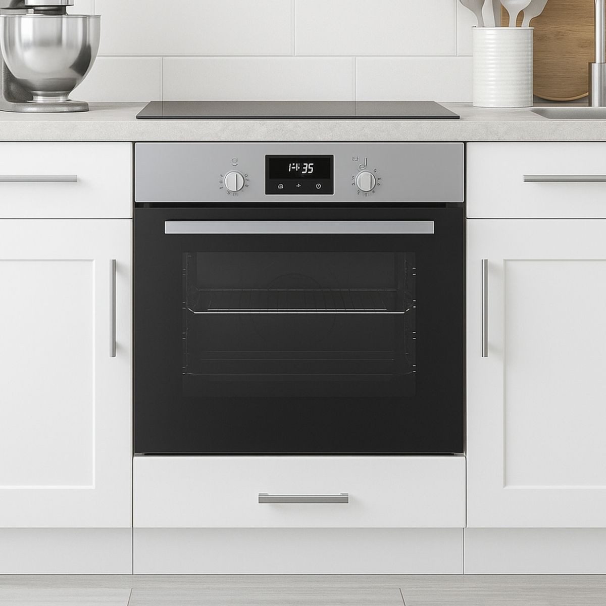 Kontor Hermsen Unterschrank 60 cm –Backofenschrank für Einbauherd Passend für jedes Küchendesign, egal ob klassisch oder modern.