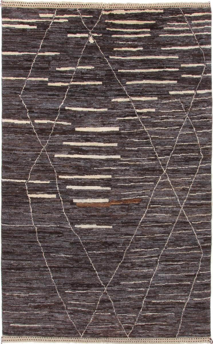 Orientteppich Berber Maroccan 188x305 Handgeknüpfter Moderner Orientteppich, Nain Trading, rechteckig, Höhe: 20 mm | Kurzflor-Teppiche