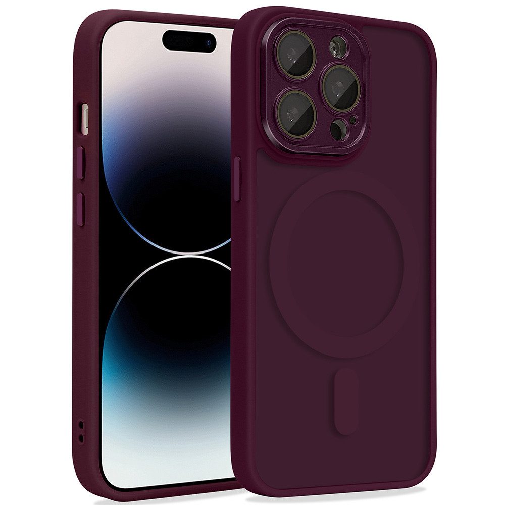 FITSU Handyhülle Schutzhülle für Apple iPhone Hülle MagSafe kompatible Handyhülle Case, Hülle für Apple iPhone 16 Pro Max, 16 Pro, 16, 15 Pro, 15, 14, 13 Case