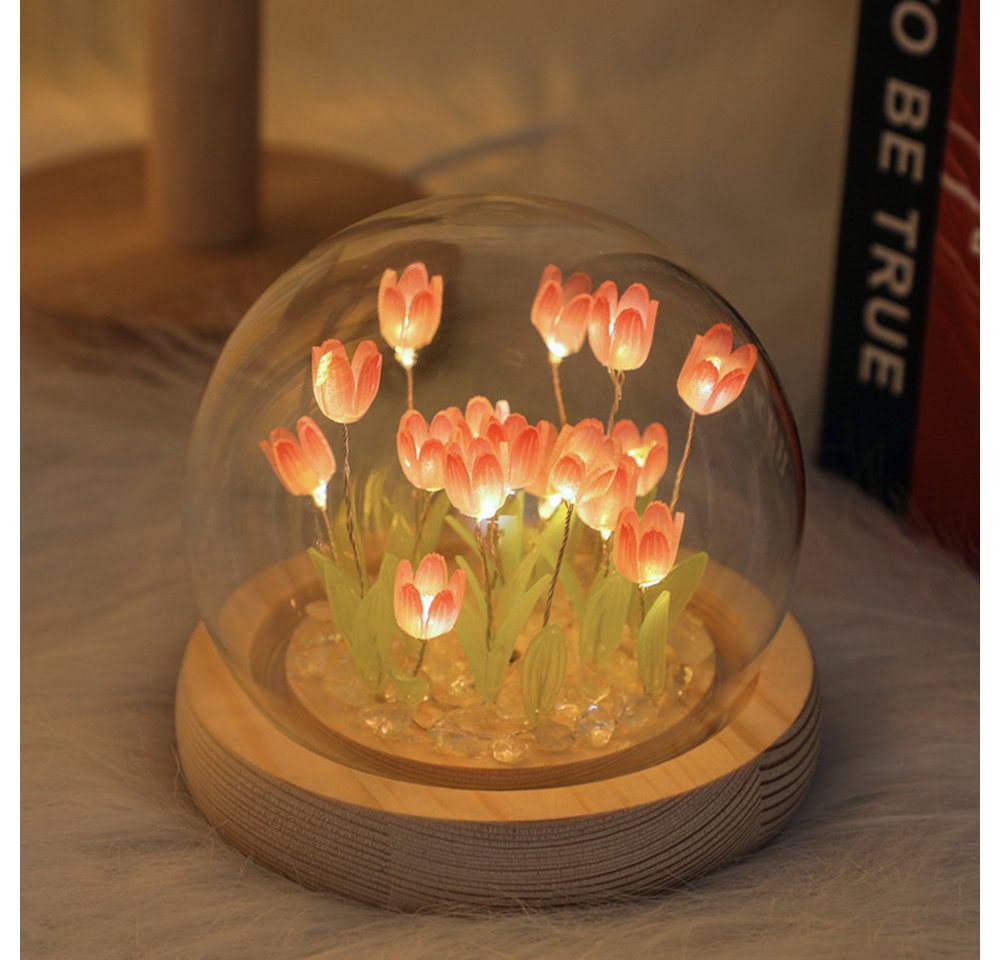 Thumbnail - XDeer Muttertagskarte Nachtlicht,Handgemachtes DIY-Tulpen-Nachtlicht, Geschenk zum Muttertag,Geschenk für Mama