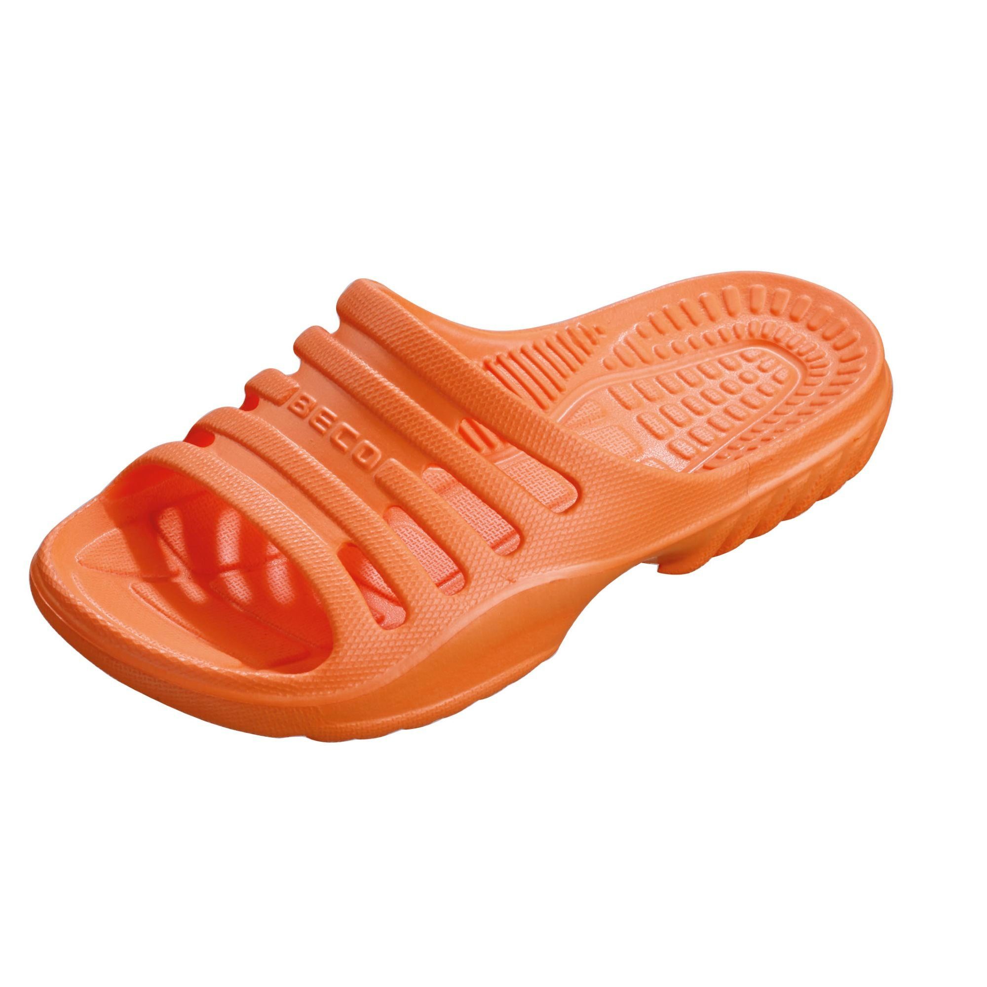 Beco Beermann BECO Kinder-Badeschuhe Slipper 30 orange Badeschuh