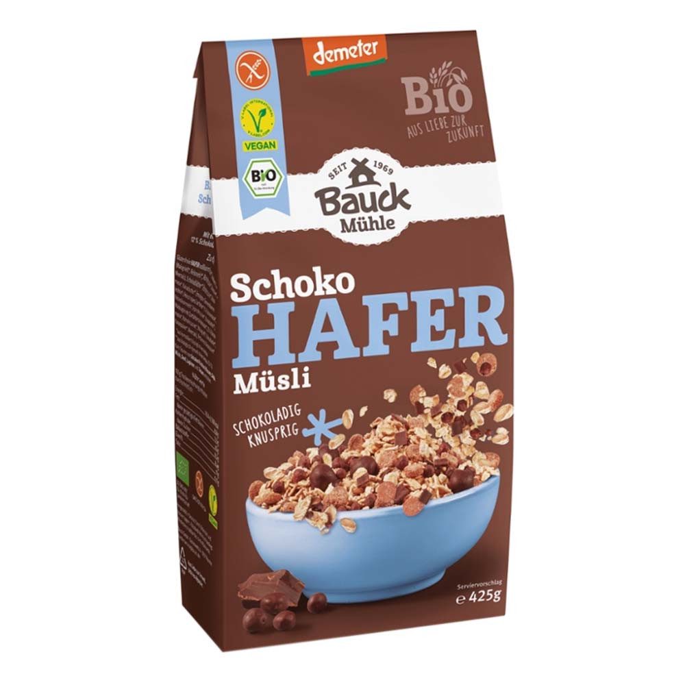 Bauck Mühle Cerealien Hafer Müsli - Schoko 425g