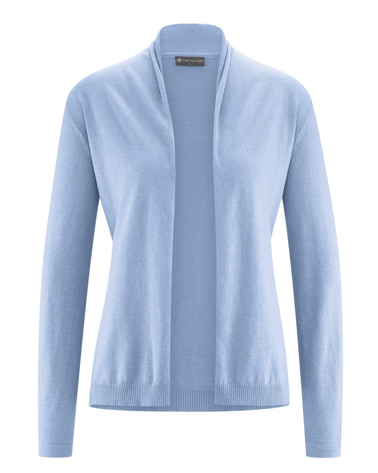 Strickjacke Leichte Strickjacke Hanf/Biobaumwolle Damen Normal Fit