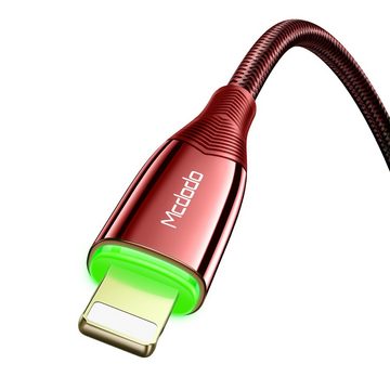 mcdodo Mcdodo Shark 3A Ladekabel Nylon Datenkabel Fast Charge für iPhone USB-Kabel, Lightning, (120 cm)