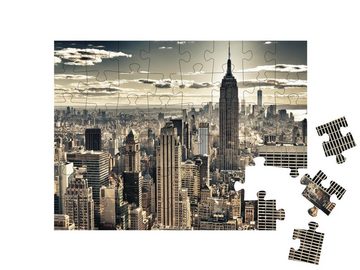 puzzleYOU Puzzle HDR-Aufnahme von New York, 48 Puzzleteile, puzzleYOU-Kollektionen Städte, Amerika, New York, 500 Teile, Schwierig