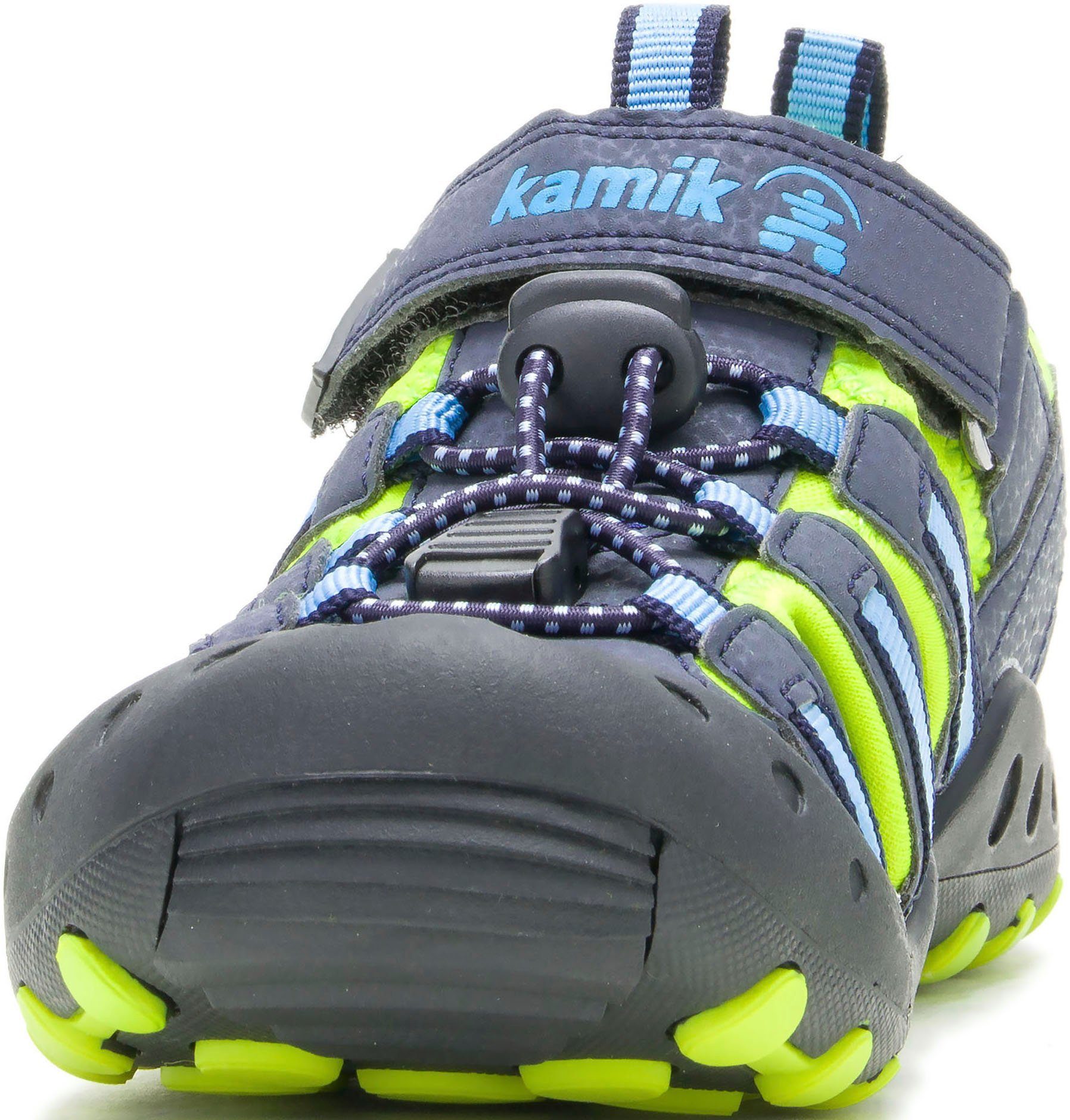 Kamik CRAB Outdoorsandale blau-lime