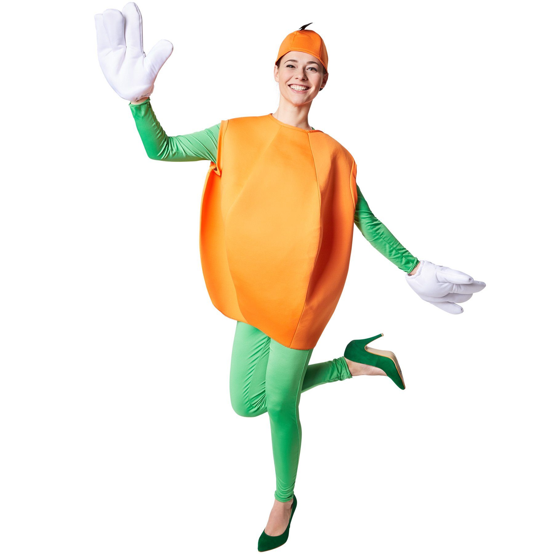 dressforfun Lebensmittel-Kostüm Kostüm Orange, Hingucker: ärmelloses Oberteil
