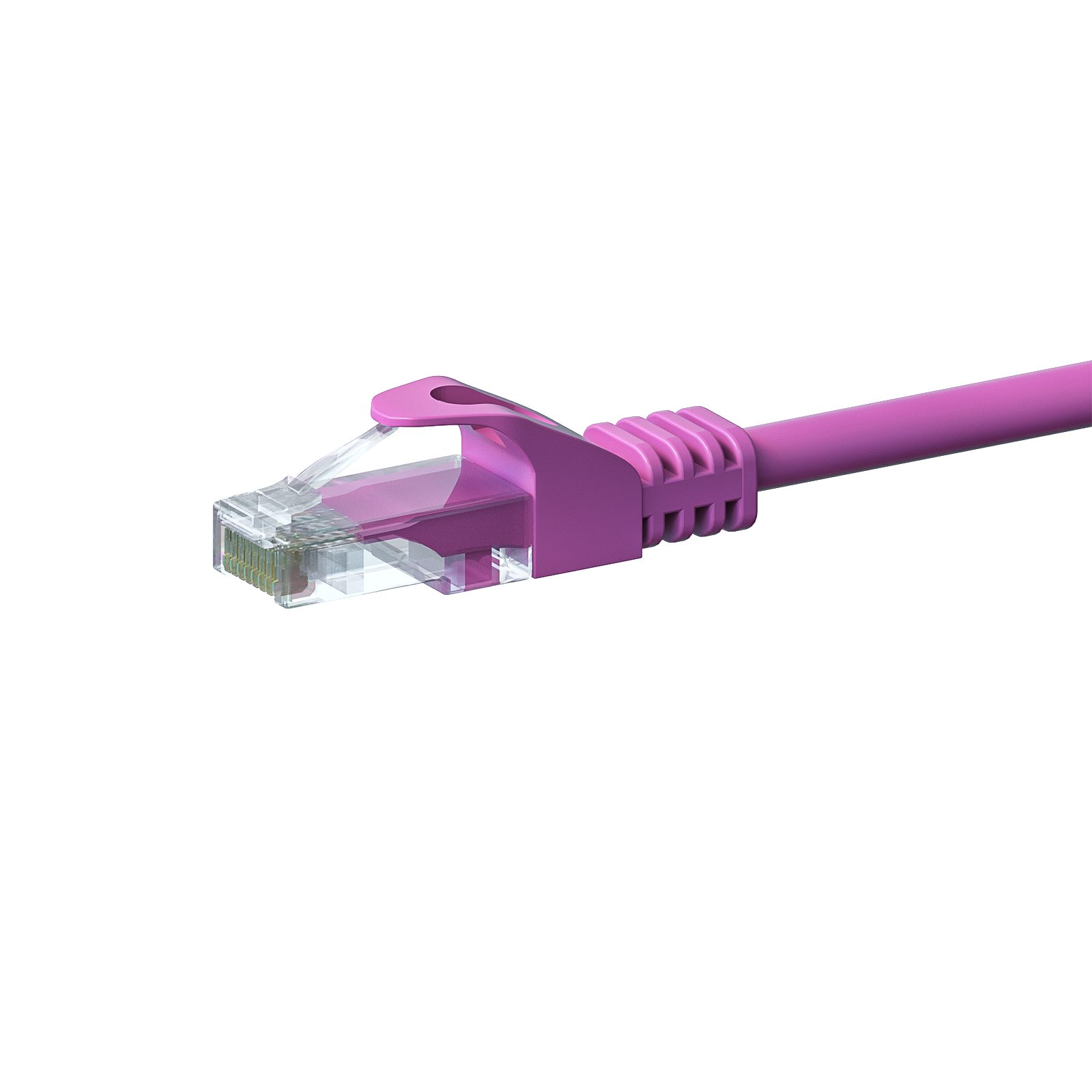 Danicom CAT5e Netzwerkkabel, U/UTP, 0.50 meter, Rosa, 100% Kupfer Netzwerkkabel, RJ45, RJ45 (50 cm), Cat5e, 100% Kupfer