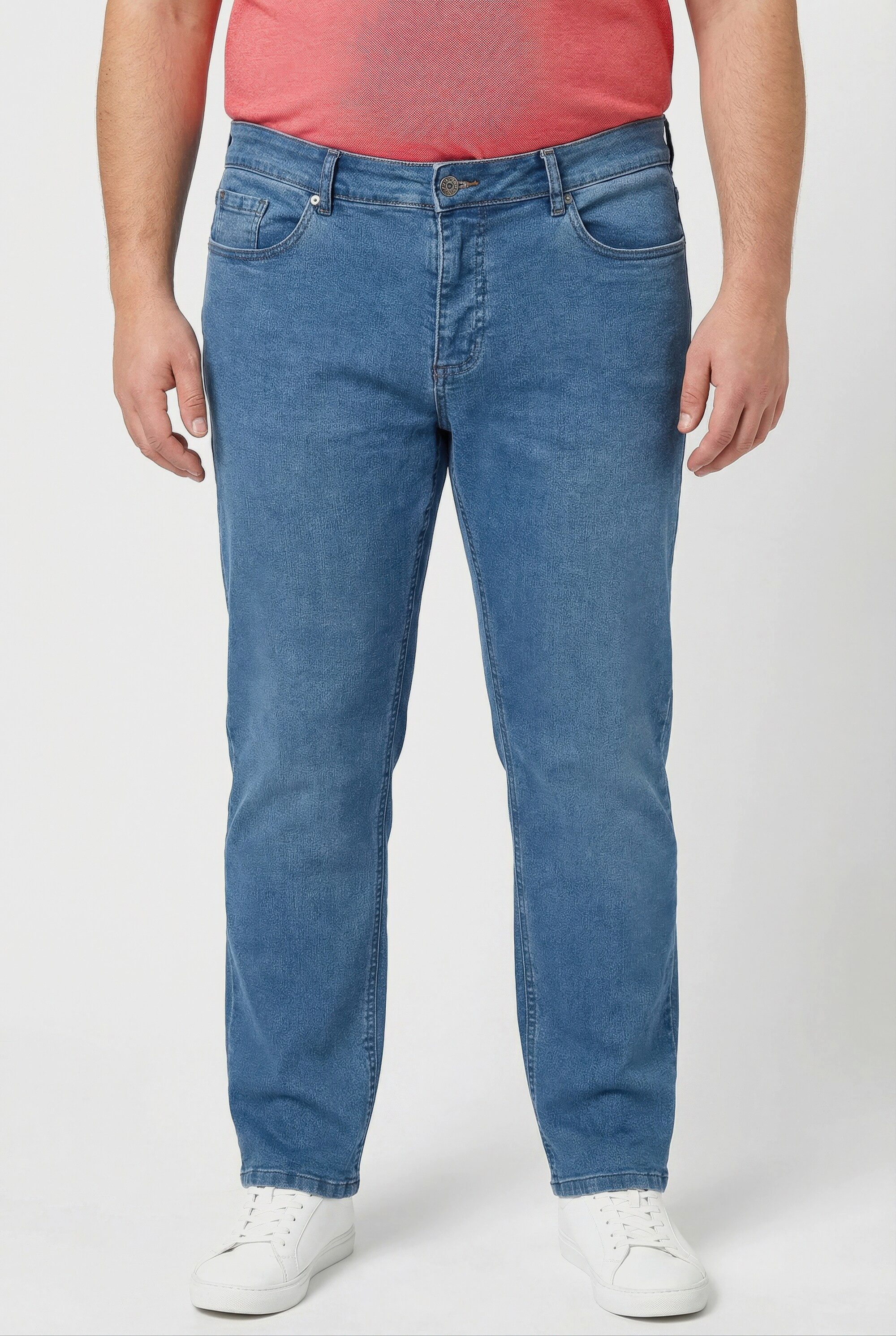 men plus 5-Pocket-Jeans Jeans FLEXLASTIC® Denim. 5-Pocket Straight Fit