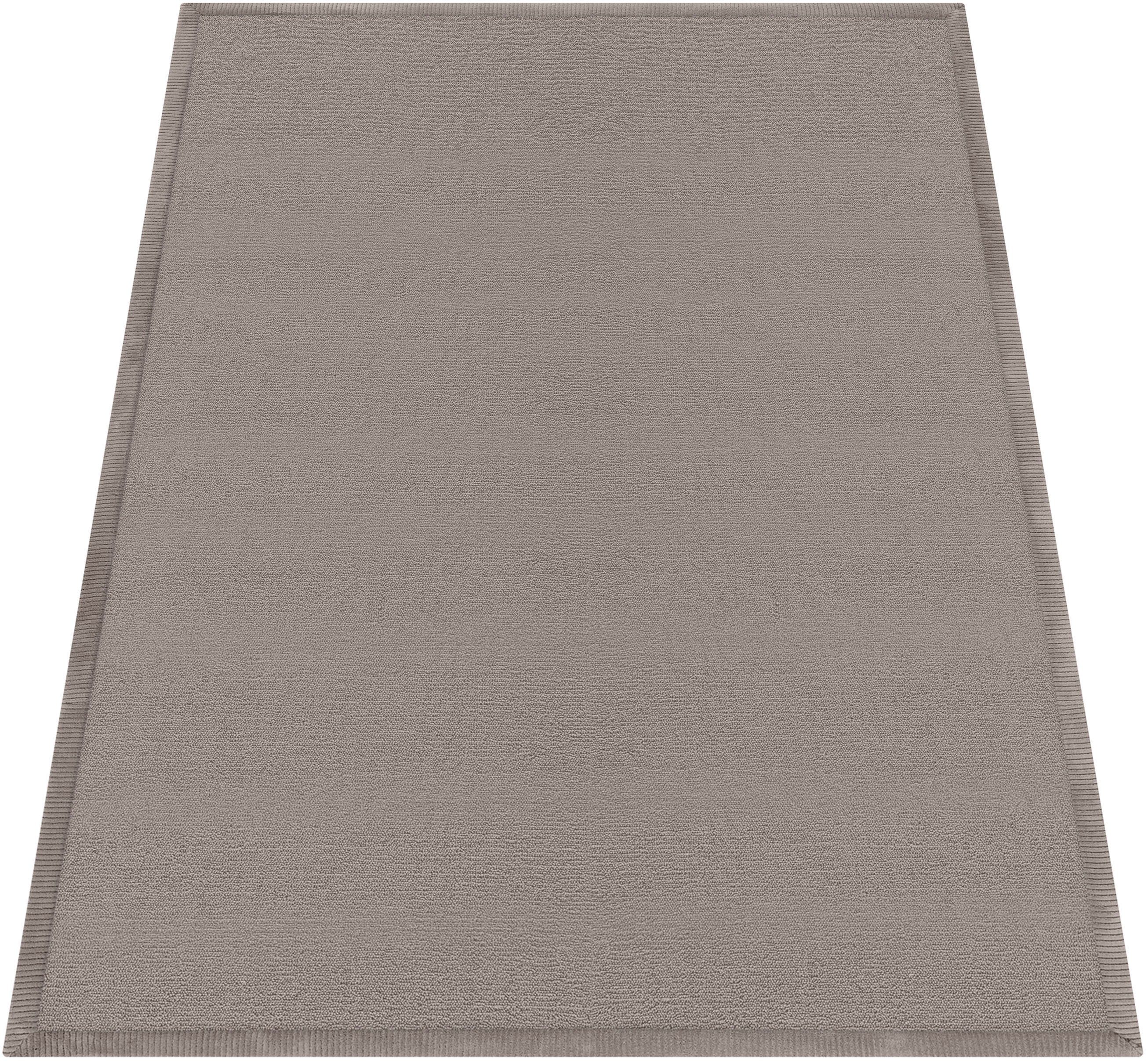 Paco Home Teppich Tatami 475, rechteckig, Höhe: 24 mm, Kurzflor, Uni-Farben günstig online kaufen