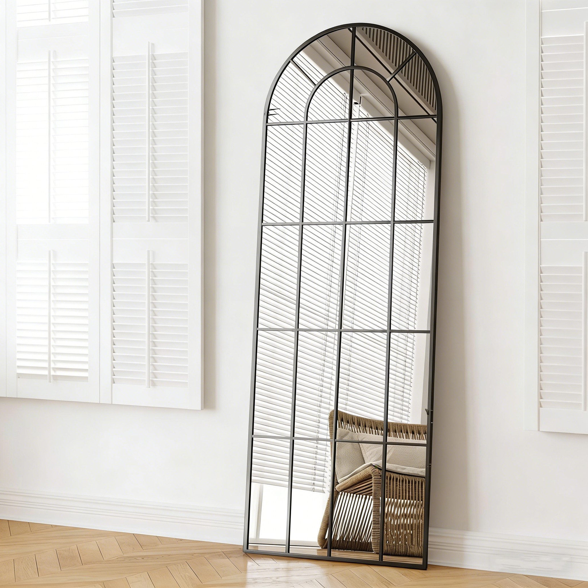 Ganzkörperspiegel Bogen-Ganzkörperspiegel mit Rahmen