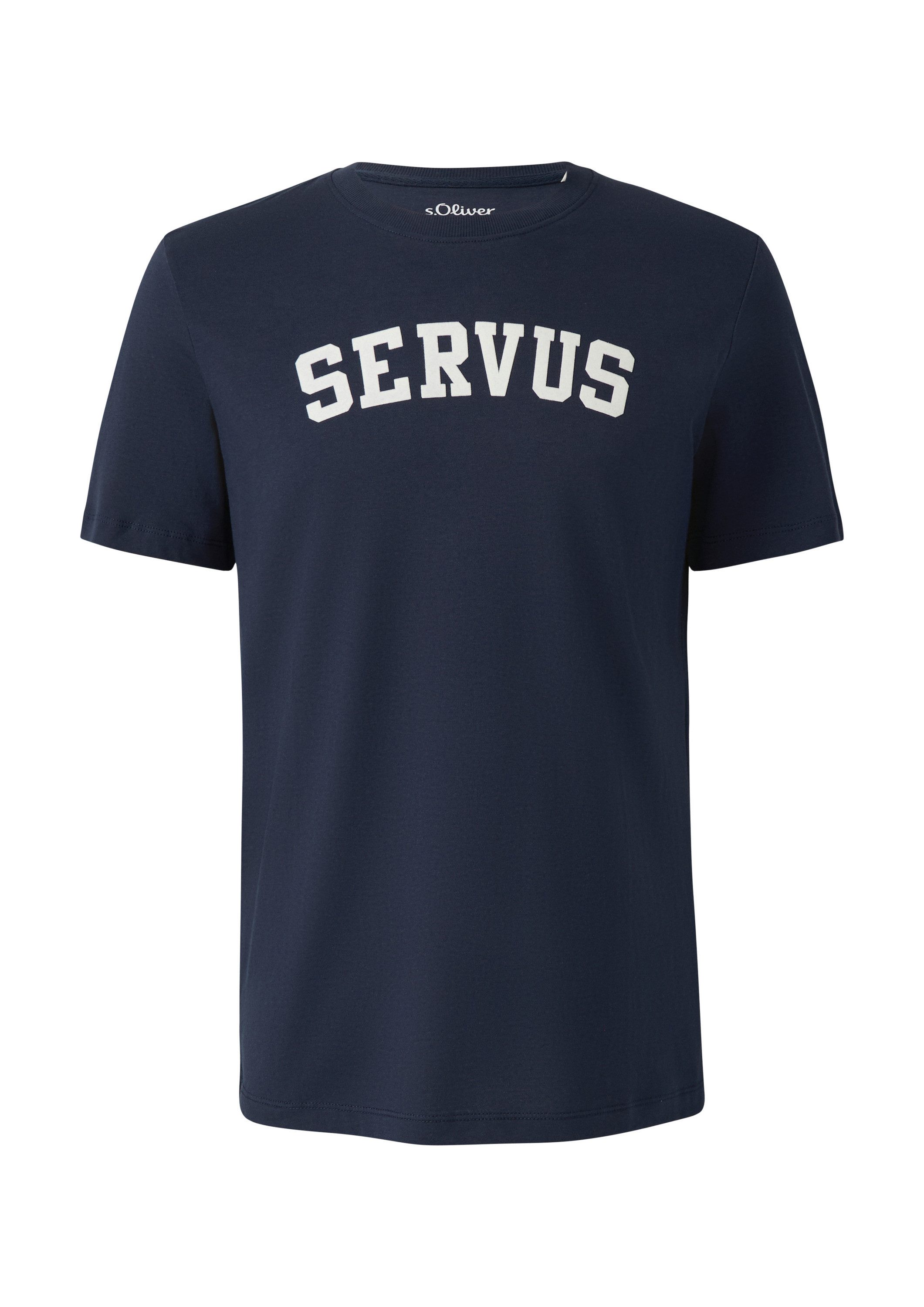 s.Oliver Kurzarmshirt T-Shirt Jersey-T-Shirt mit Artwork, günstig online kaufen