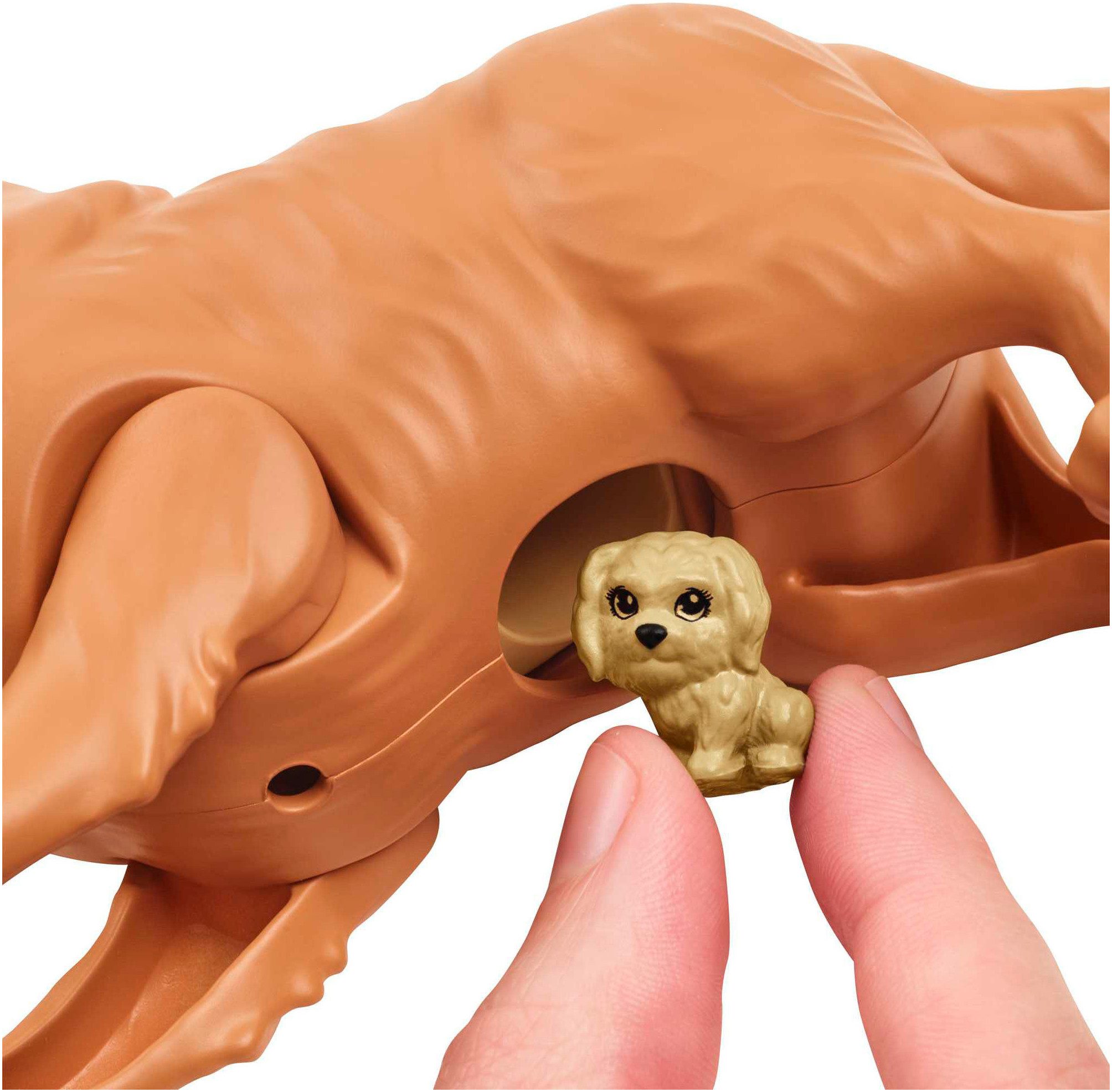 Barbie Anziehpuppe Puppe (blond) mit Hund & Welpen