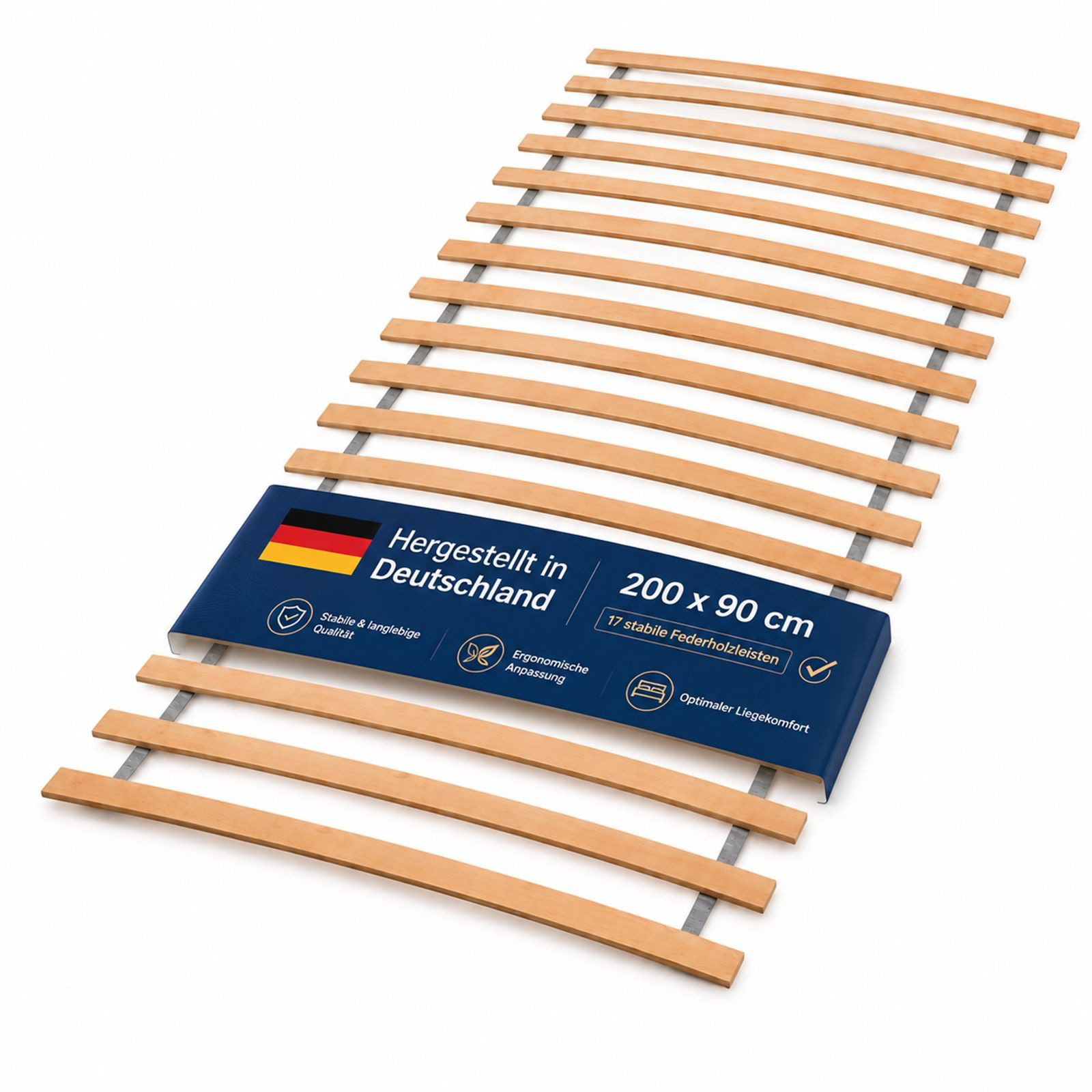 Rollrost Rollrost 90x200 Lattenrost für Bett & Matrazen Matratze 90x200 cm, BURI