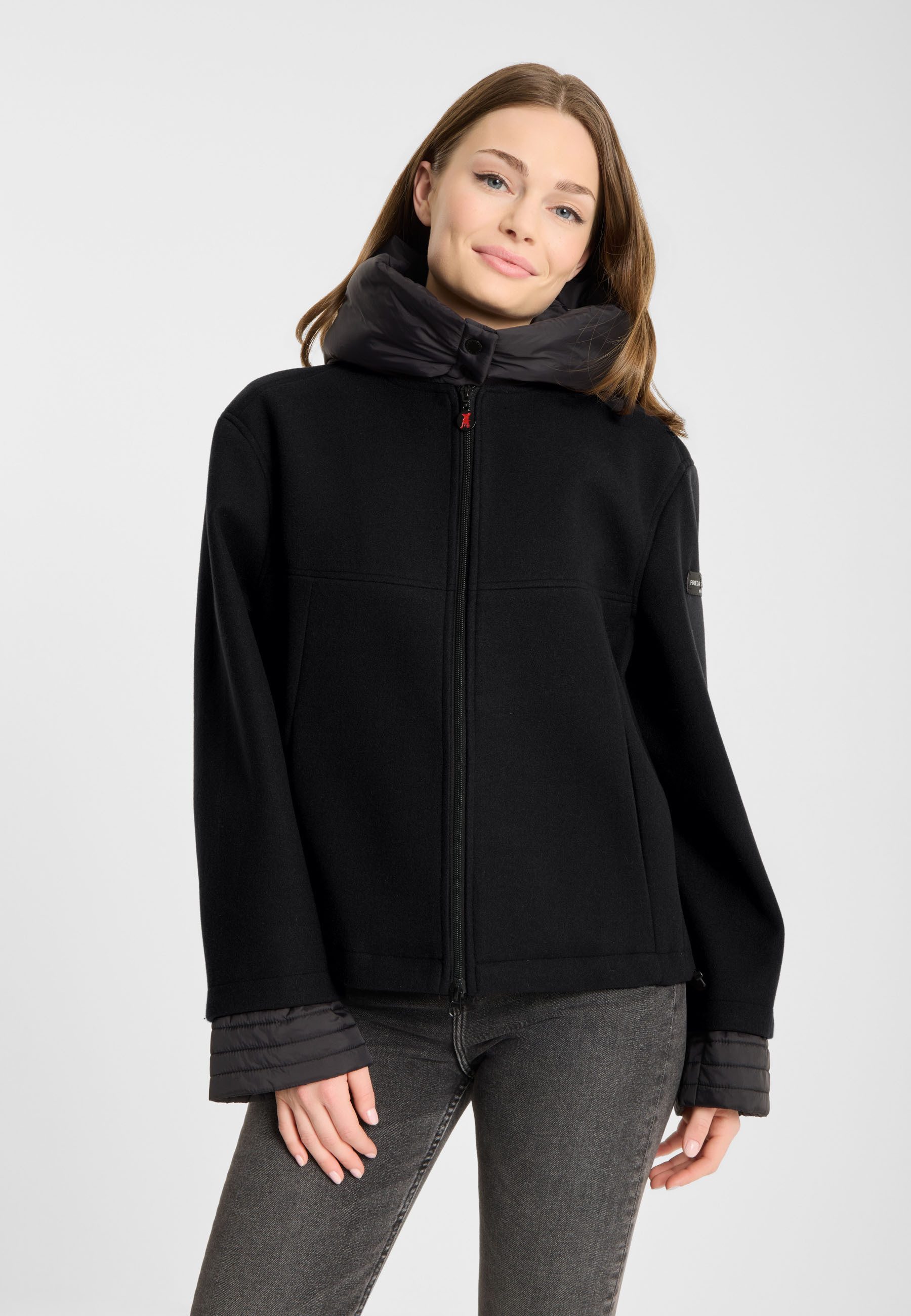 Frieda & Freddies Winterjacke Frieda & Freddies jacke mit abnehmbarer Steppkapuze