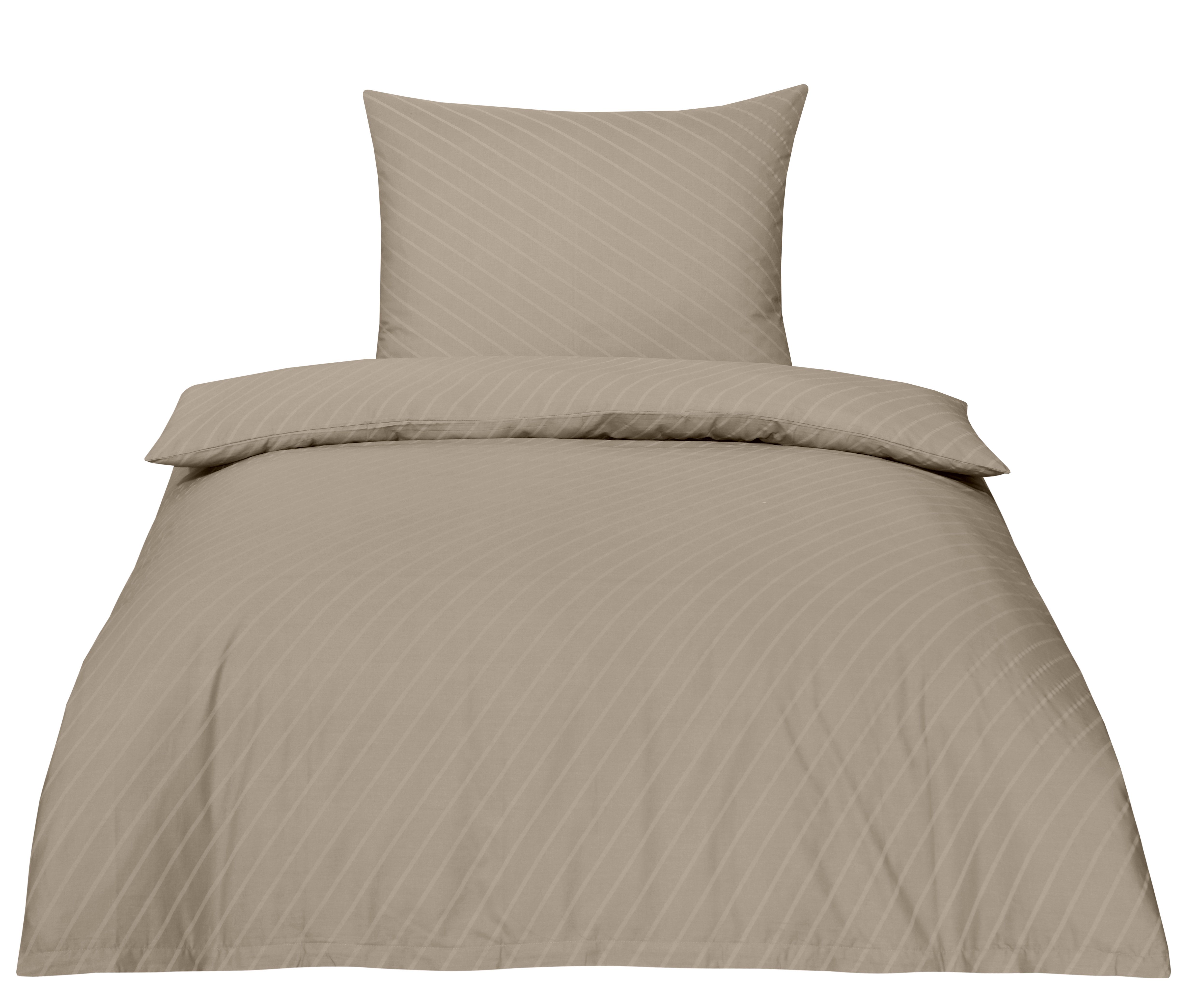 Betz Bettwäsche Elegant Garnitur Set mit Reißverschluss, Baumwolle, 2 teili günstig online kaufen