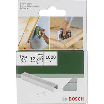 Bosch Accessories Tackerklammer Klammer Typ 53 Typ 53, L= 14,0 mm 1000 St. Bosch Accessories 260925582