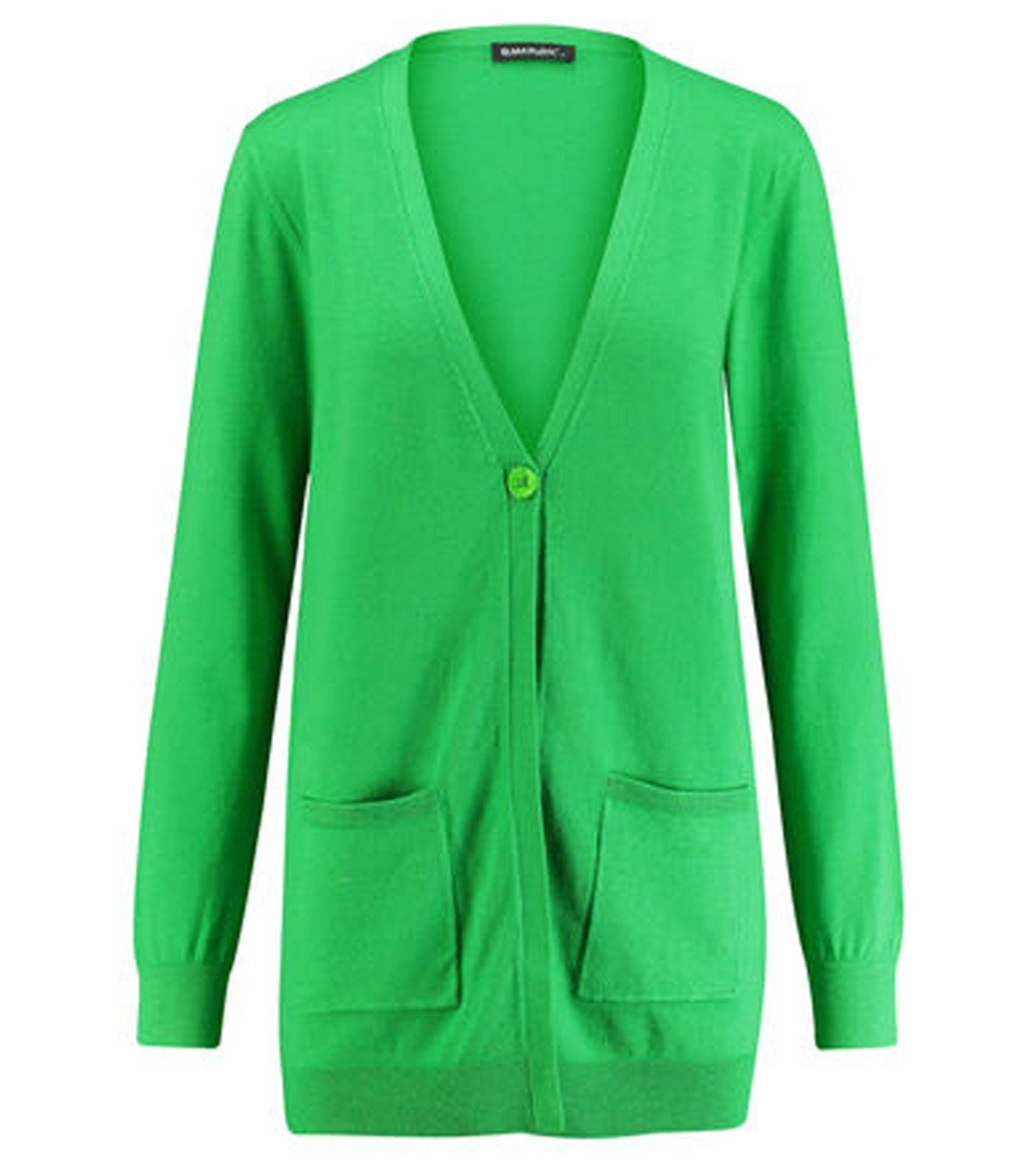 S.Marlon Outdoorjacke »S.MARLON Strick-Jacke lockerer Damen Cardigan mit  1-Knopf-Verschluss Jäckchen Grün« online kaufen | OTTO