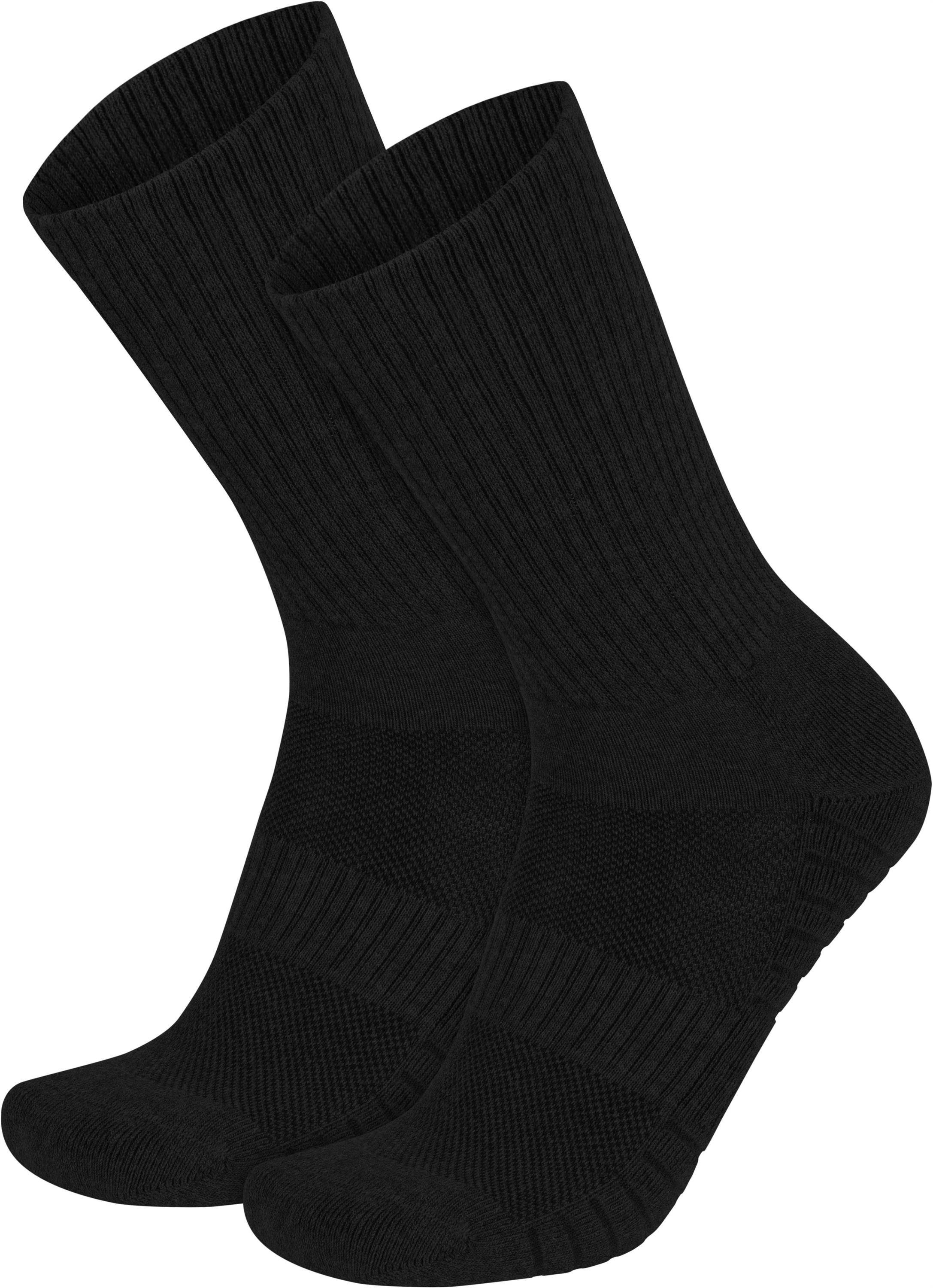 normani Wandersocken (Set, 4 Paar) Mit Polstersohle und Komfortbund Schwarz