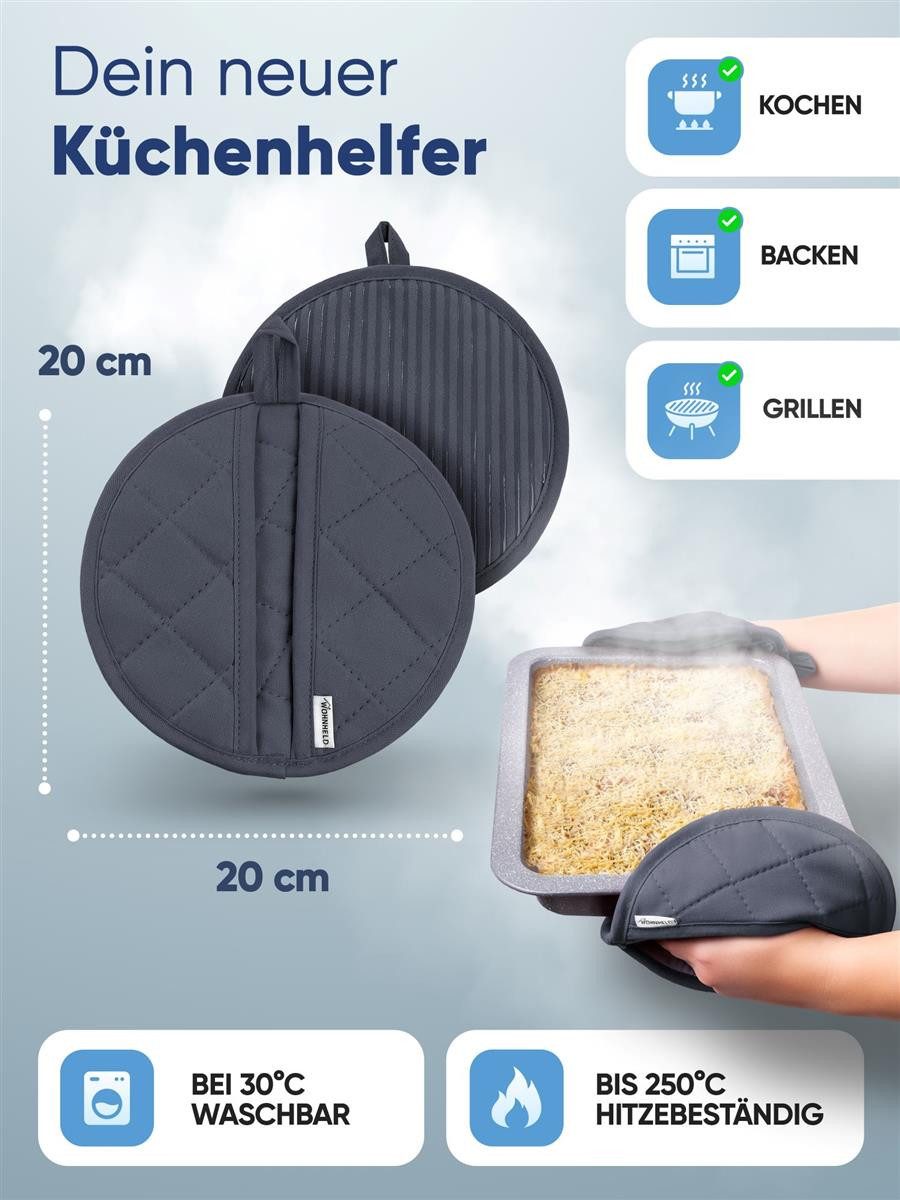 Wohnheld Topflappen Topflappen & Ofenhandschuhe 2er günstig online kaufen