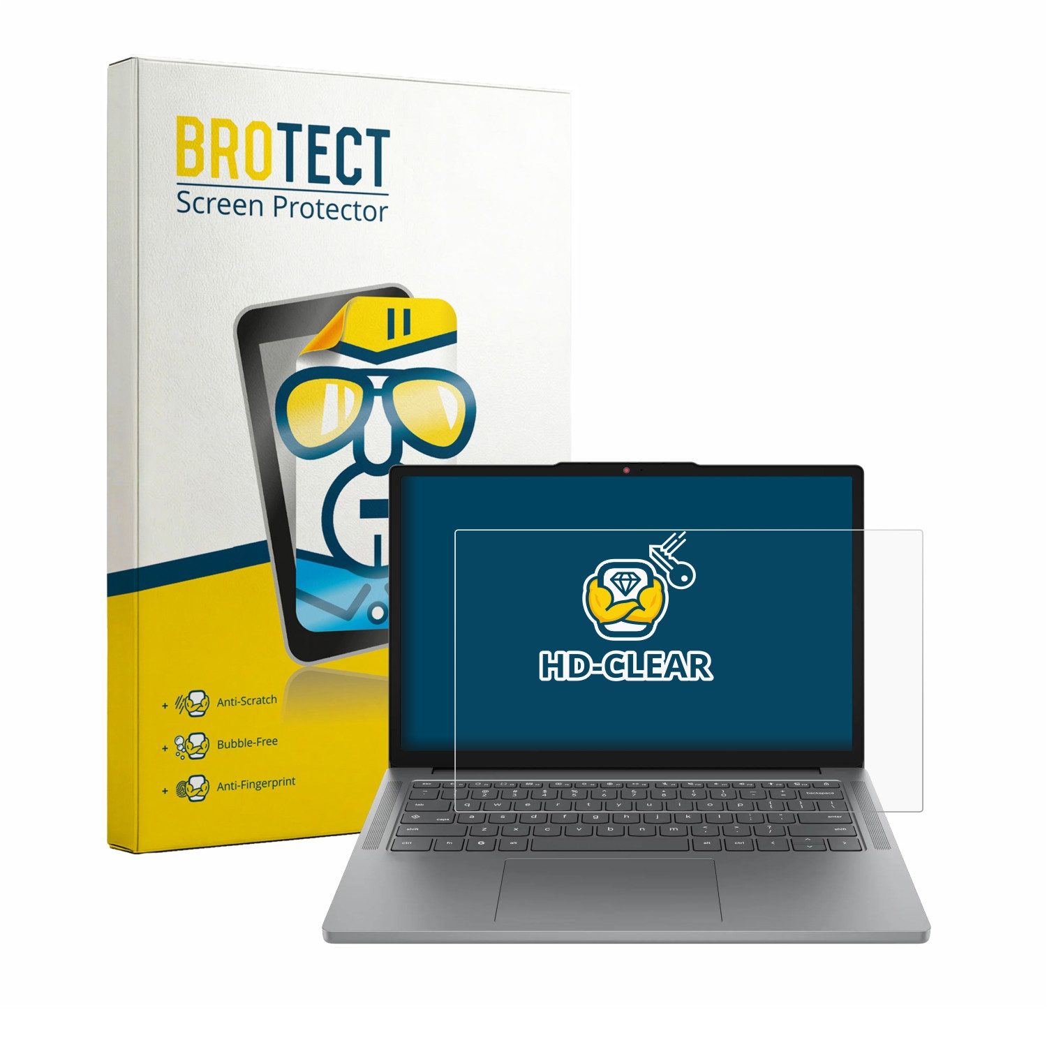 BROTECT Displayschutzfolie Schutzfolie für Lenovo Chrome 14M8911, Displayschutz Schutz Folie Klar Transparent