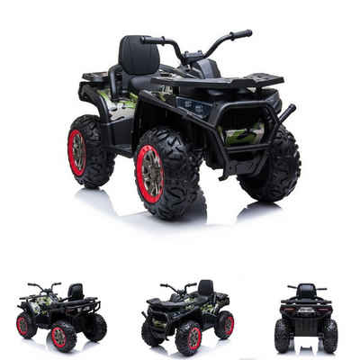 ES-Toys Elektro-Kinderquad Elektro Kinderquad MP3 USB, Belastbarkeit 40 kg, Batterieanzeige, Stoßdämpfer, 2x12V Motoren