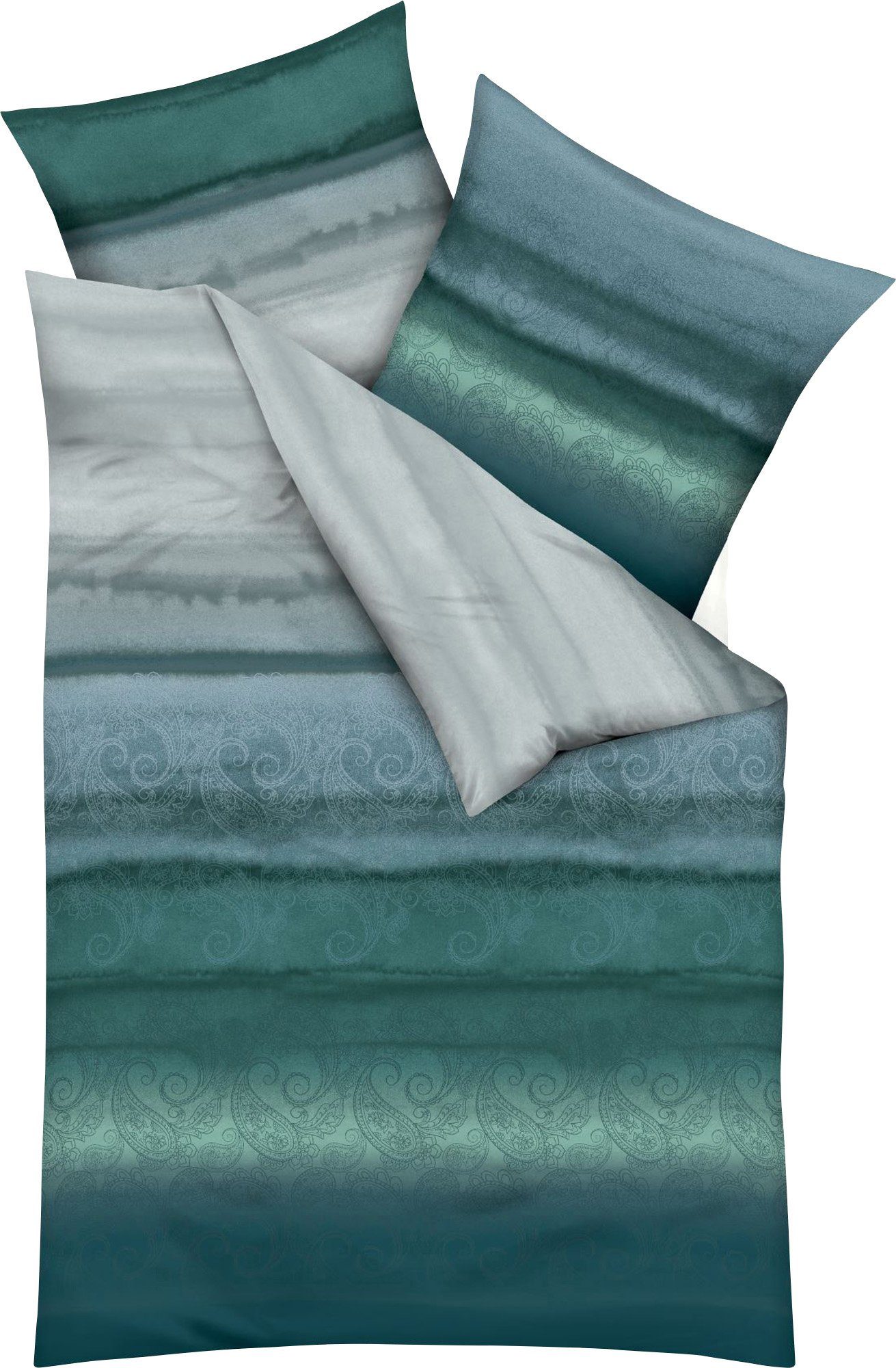 Kaeppel Bettwäsche Bettwäsche "Mara", Biber, Streifen günstig online kaufen