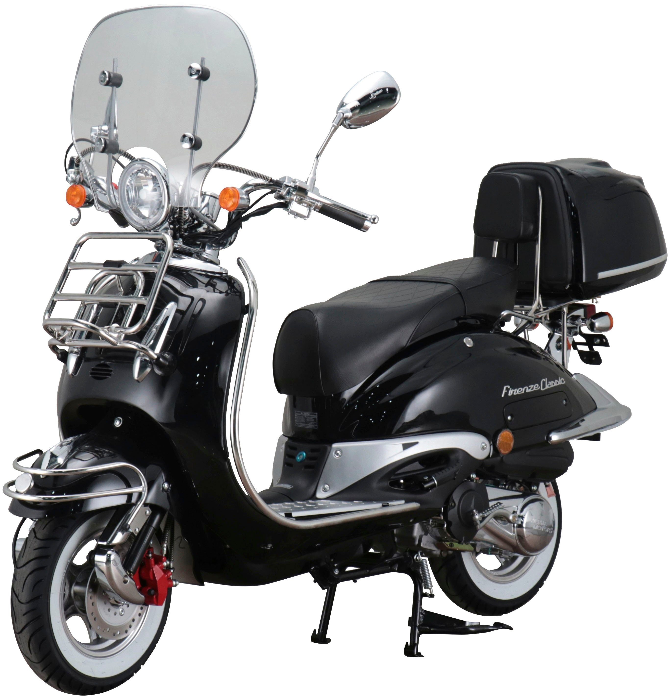Alpha Motors Motorroller 125 Firenze km/h, ( Classic, ccm, 85 Euro 5, Retro Komplett-Set)