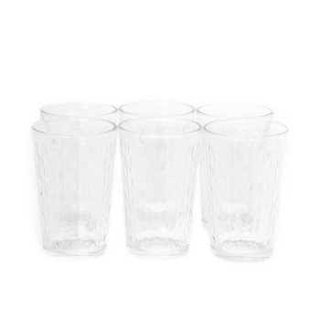 Almina Gläser-Set Almina 6er Set Wassergläser-Set aus Glas transparent