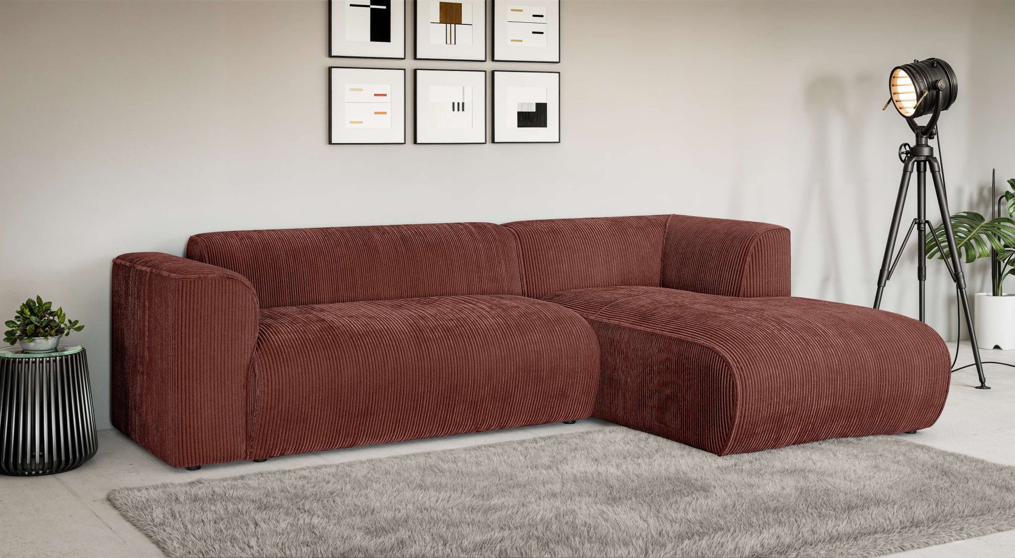 INOSIGN Ecksofa MERID L-Form (257 cm), günstig online kaufen