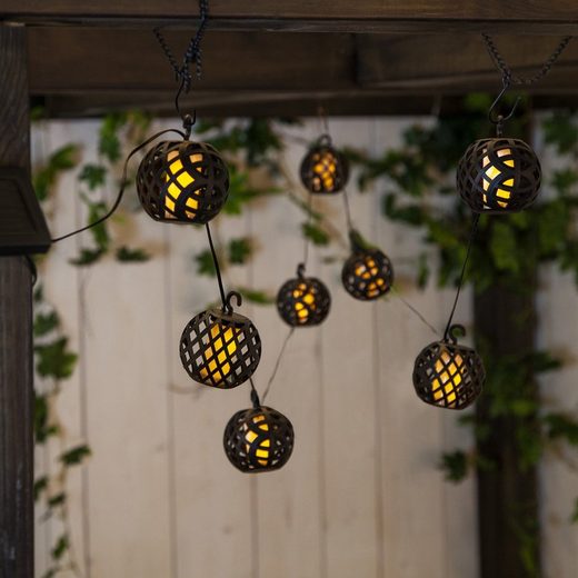 STAR TRADING LEDLichterkette »LED Solar Lichterkette Feuersimulation