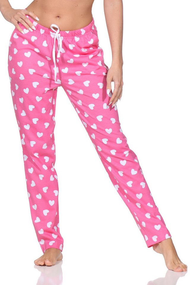 Normann Relaxanzug Damen Pyjama Hose lang Mix & Match - perfekt zu kombinieren