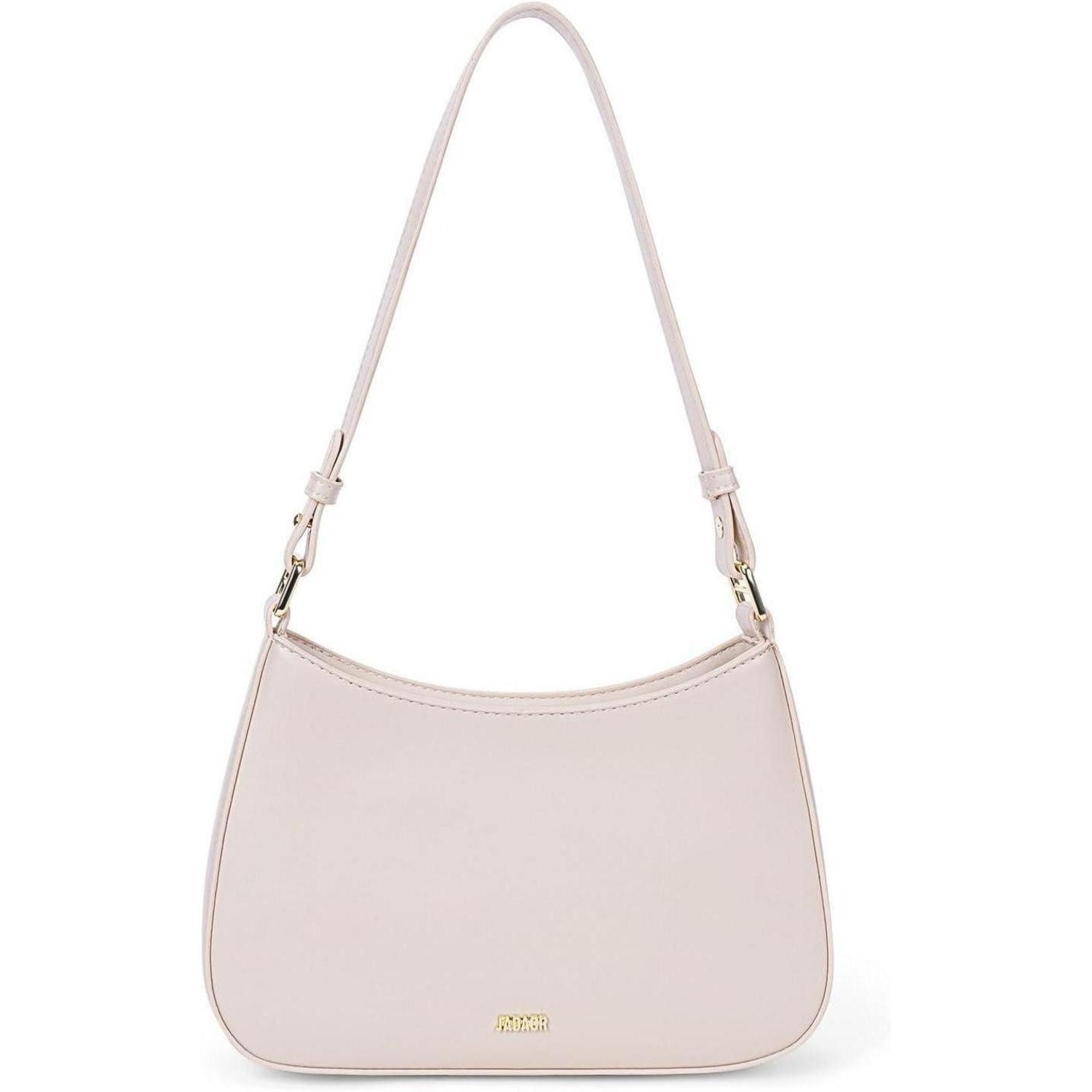 LuxusKollektion Hobo Damen Handtasche Klein Hobo Schultertasche PU Leder Beige