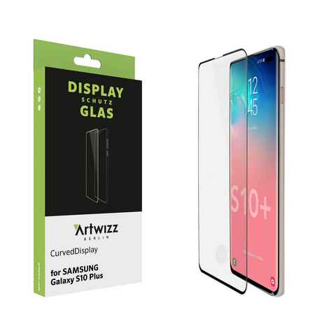 Artwizz Schutzfolie CurvedDisplay Displayschutz mit vollflächiger Abdeckung, Samsung Galaxy S10 Plus