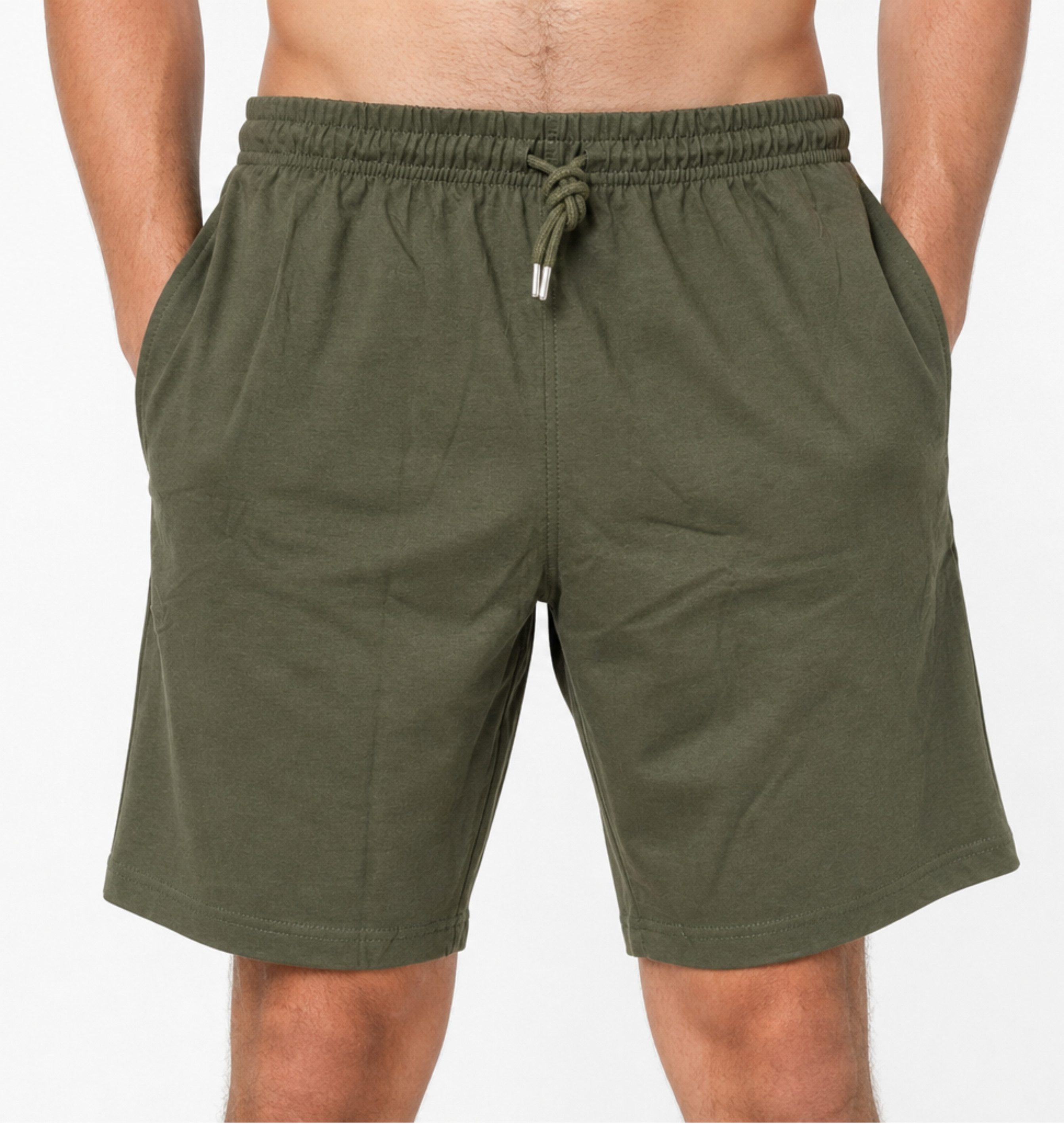ROSS CAMP Sweatshorts, kurze Hose Herren, Baumwolle Shorts Elasthan