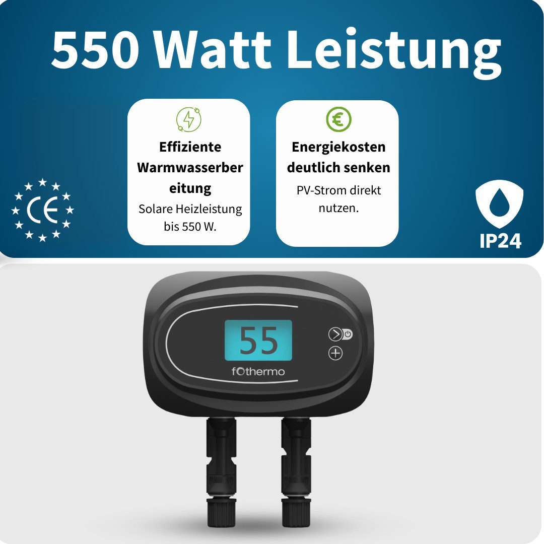 fothermo System AG Heizstab ROD-550, Einzelprodukt, 550 W; MPP-Tracker; PV-Direktanschluss; stufenlos regelbar