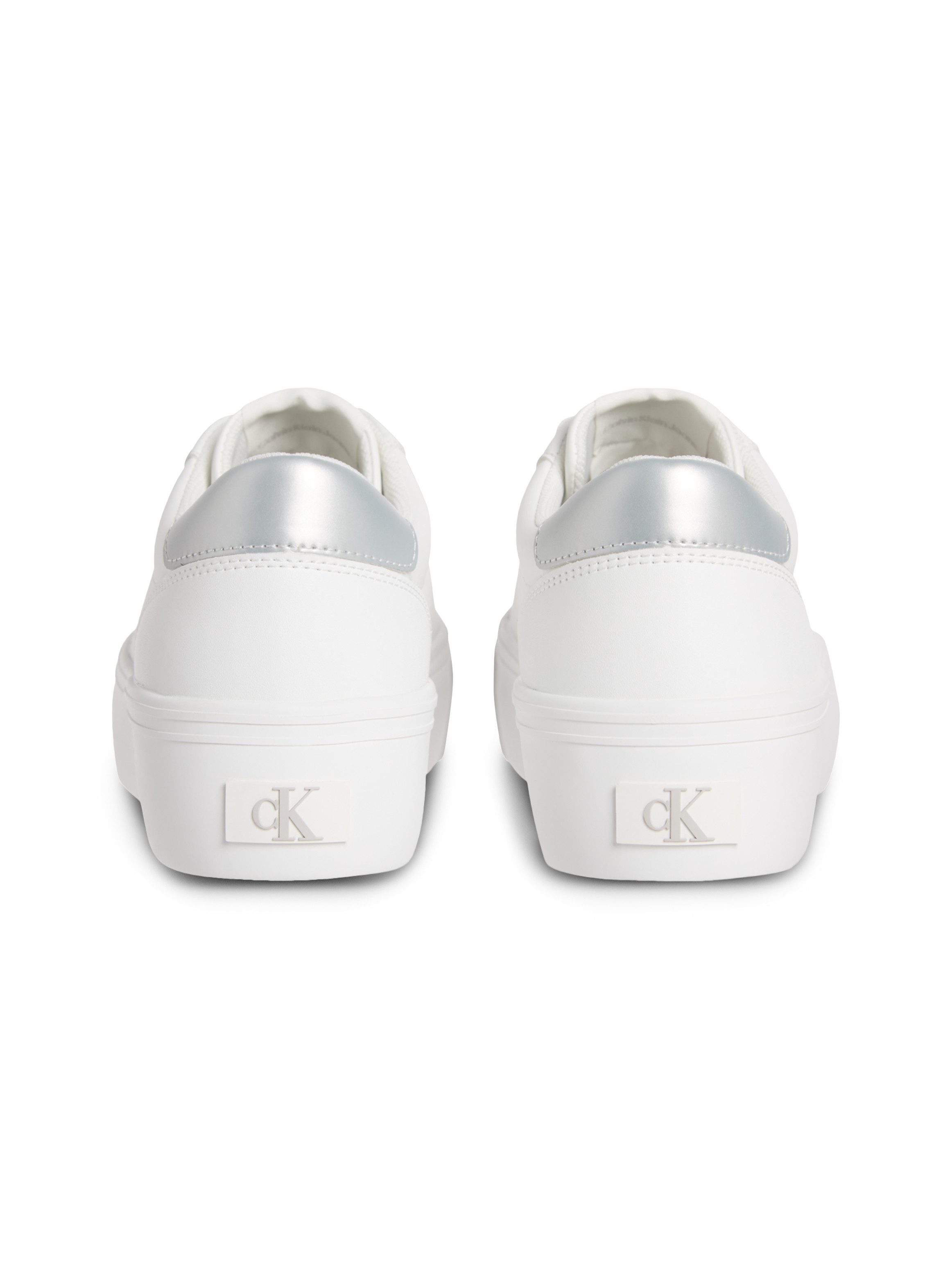 Calvin Klein Jeans VULC FLATF LTH SILVER LOGO TAG Plateausneaker Halbschuh, günstig online kaufen