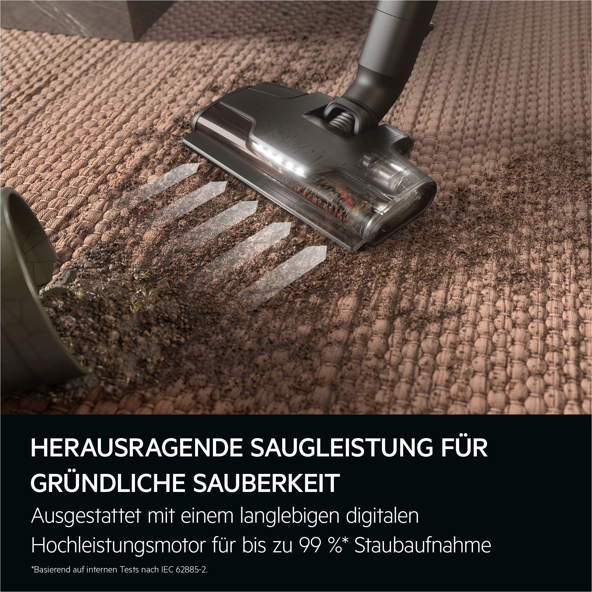 AEG Akku-Hand-und Stielstaubsauger AP82UB25SH, beutellos, Leistungsstarker Akku-Staubsauger: kabellos für alle Böden, Automodus