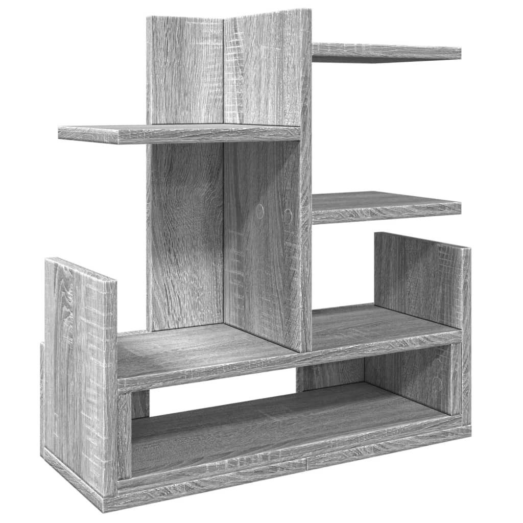 vidaXL Organizer Schreibtisch-Organizer Grau Sonoma 49x20x52,5 cm Holzwerkstoff