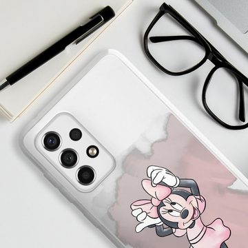 DeinDesign Handyhülle Mickey & Minnie Mouse Disney Motiv ohne Hintergrund, Samsung Galaxy A33 5G Silikon Hülle Bumper Case Handy Schutzhülle