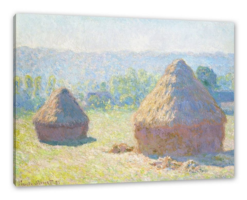 Leinwandbild Heuschober Claude Monet