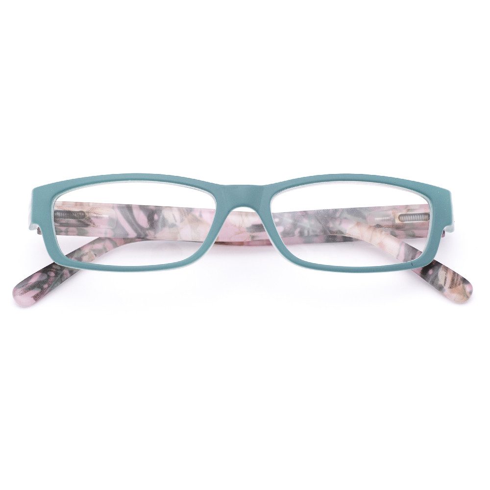Lesebrille READY READER PLASTIC LIGHT BLUE FLORAL +2.0