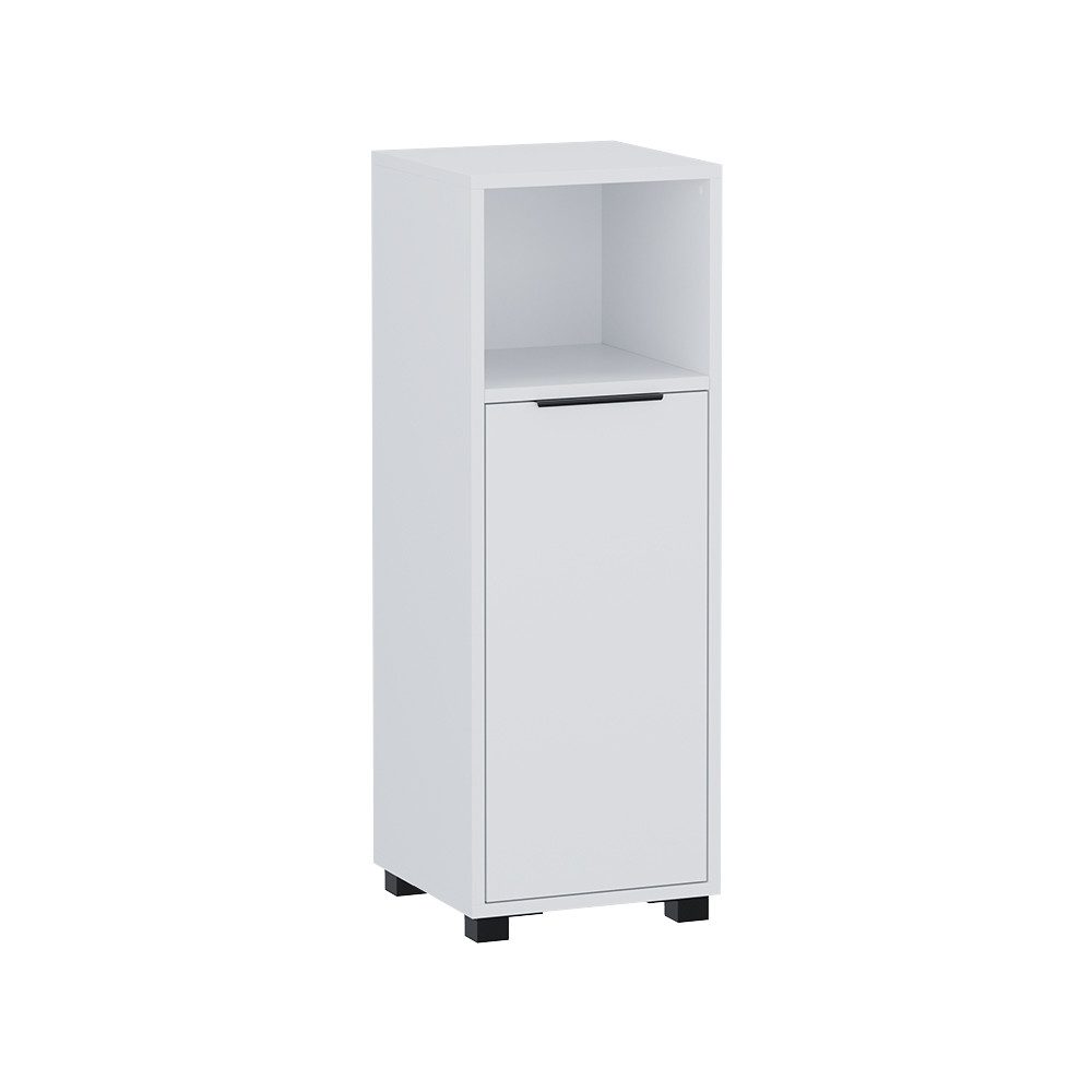 Vicco Midischrank Alina, Weiß, 30 x 86 cm mit 3 Fächern (1-St)